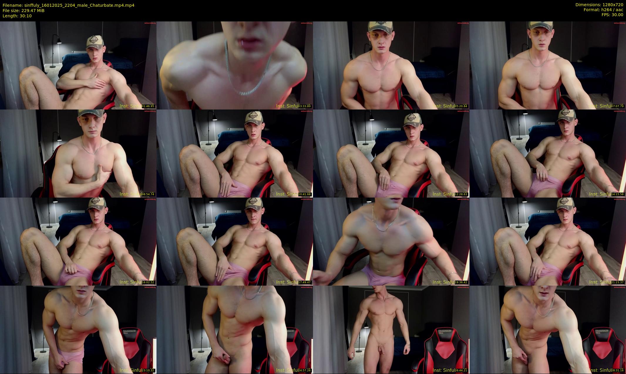 sinffuly — 31 minute Chaturbate male cam show recording, 720p, Jan 16, 2025