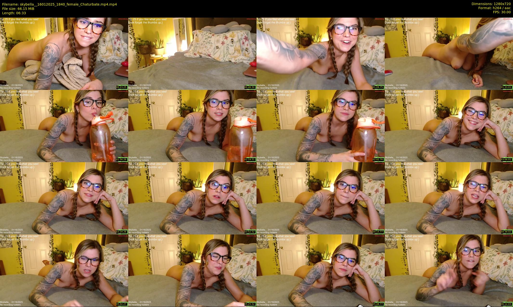 skybella_ — 7 minute Chaturbate female cam show recording, 720p, Jan 16, 2025