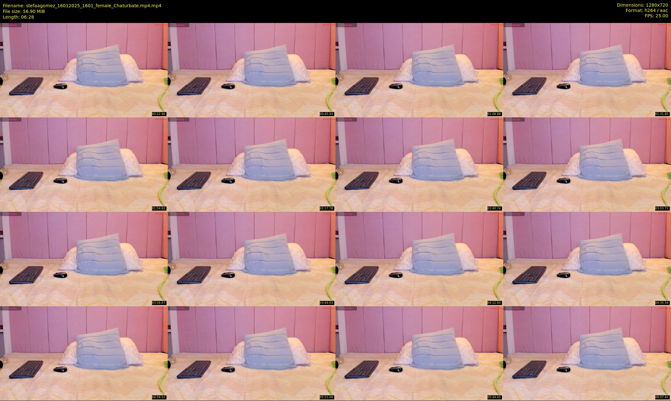 stefaagomez — 7 minute Chaturbate female cam show recording, 720p, Jan 16, 2025