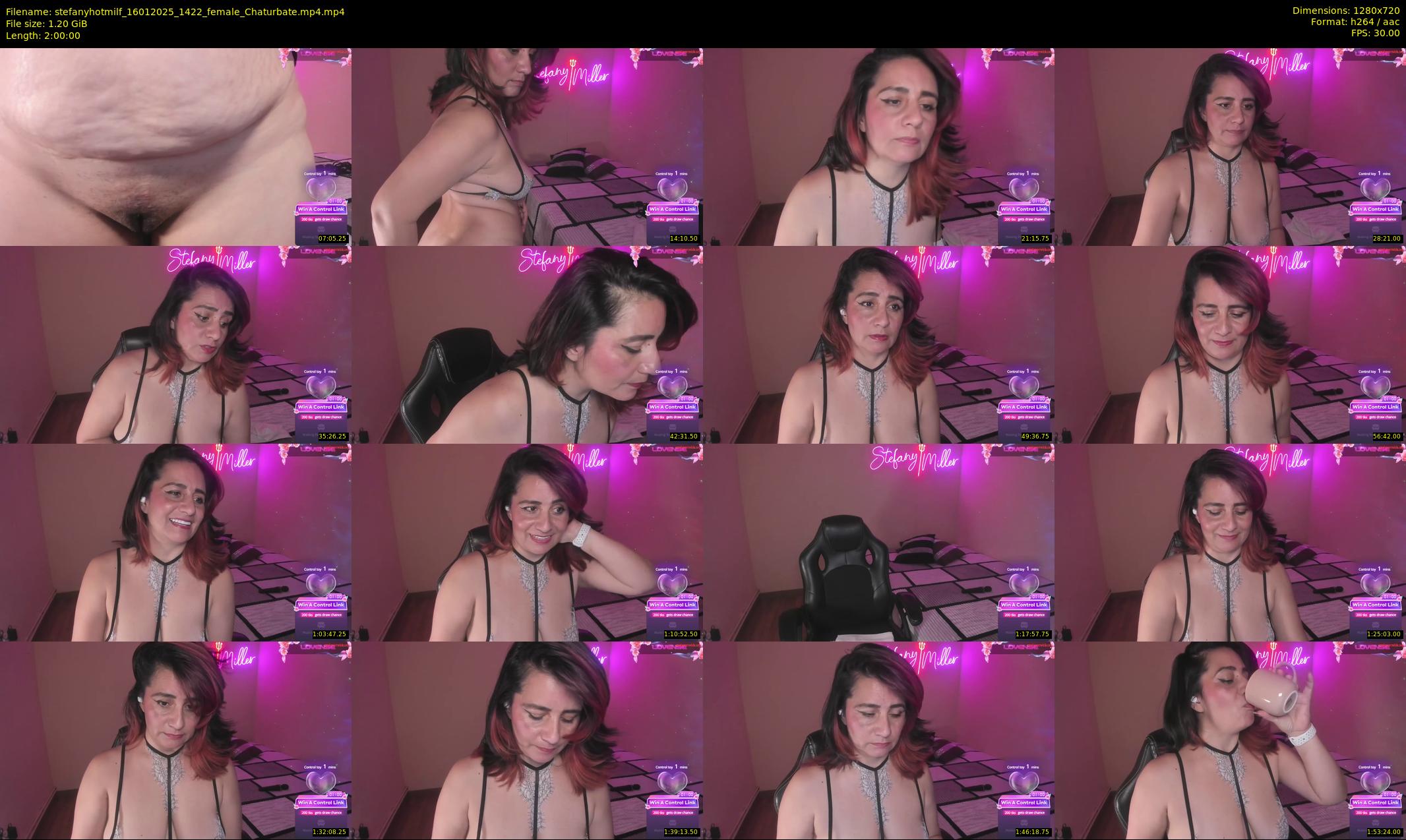 stefanyhotmilf — 120 minute Chaturbate female cam show recording, 720p, Jan 16, 2025