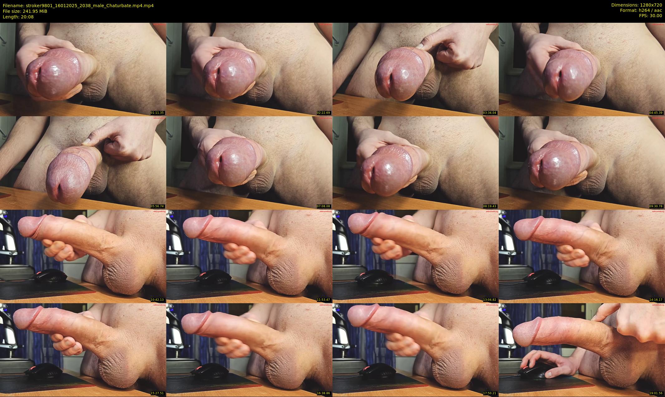 stroker9801 — 21 minute Chaturbate male cam show recording, 720p, Jan 16, 2025