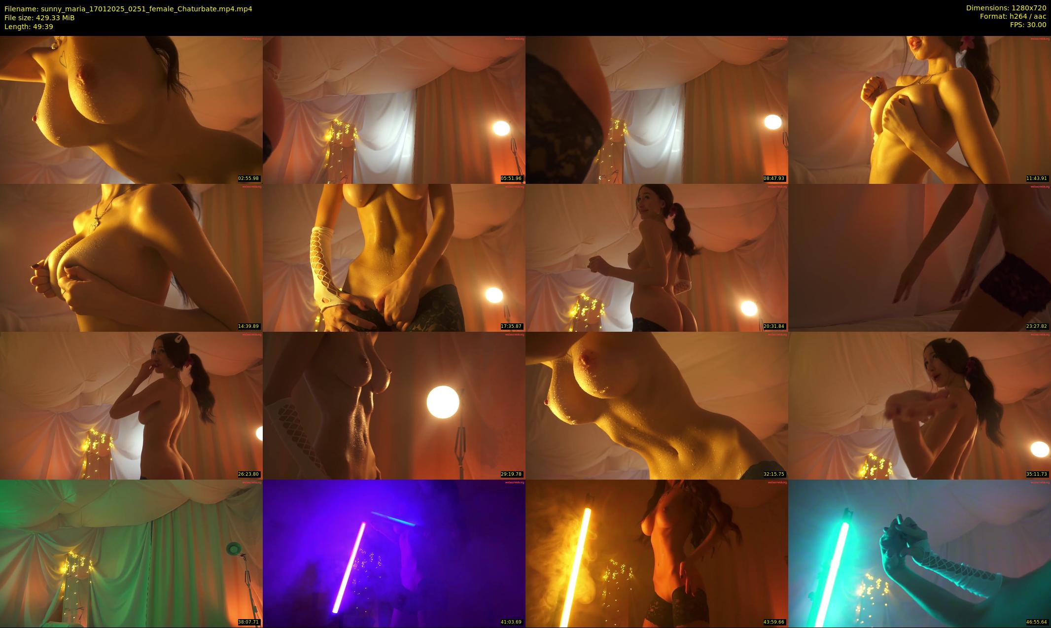 sunny_maria — 50 minute Chaturbate female cam show recording, 720p, Jan 17, 2025