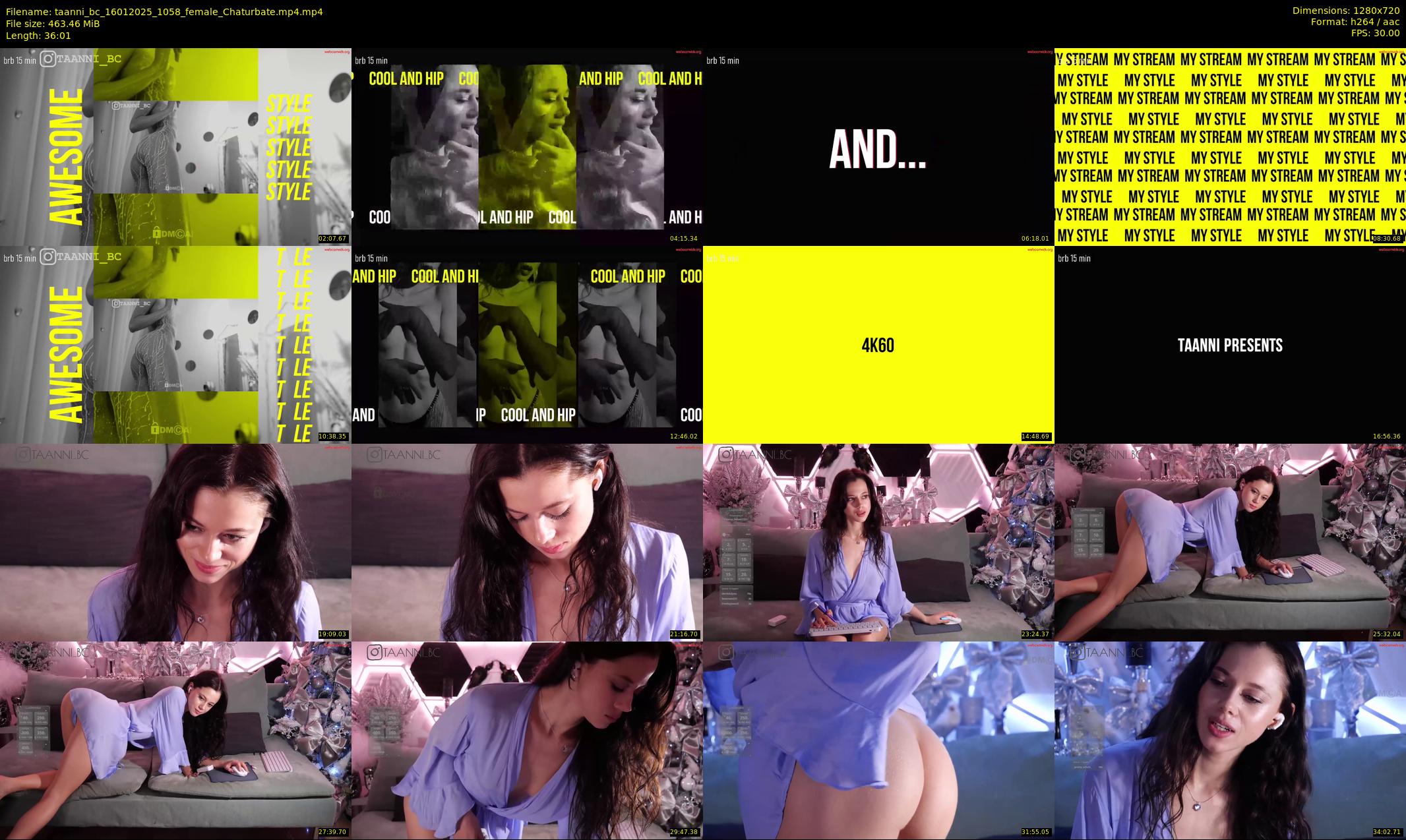 taanni_bc — 37 minute Chaturbate female cam show recording, 720p, Jan 16, 2025