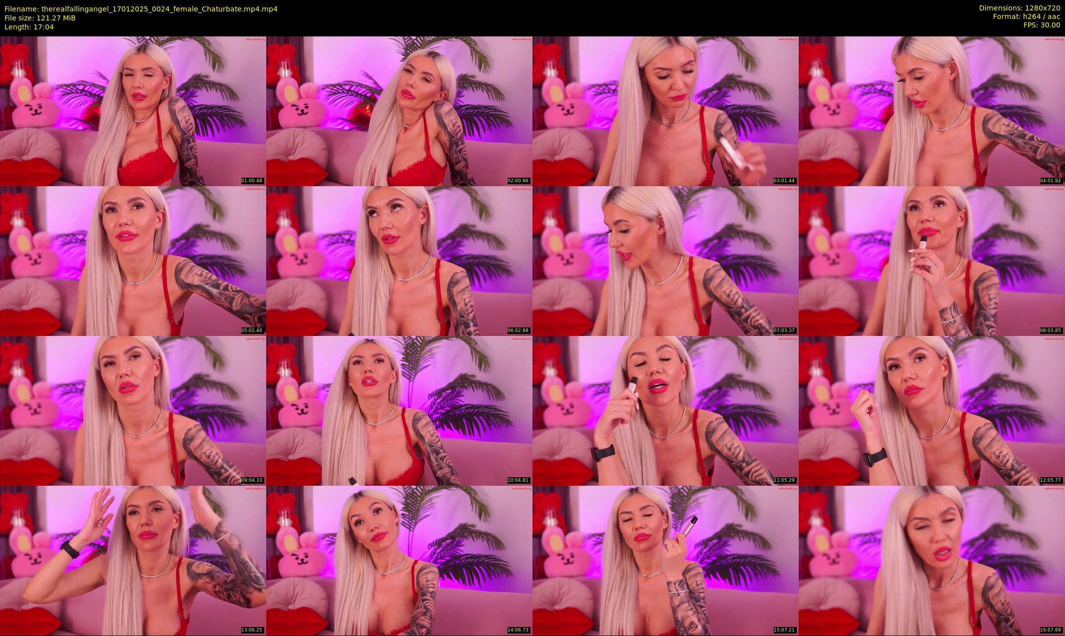 therealfallingangel — 18 minute Chaturbate female cam show recording, 720p, Jan 17, 2025