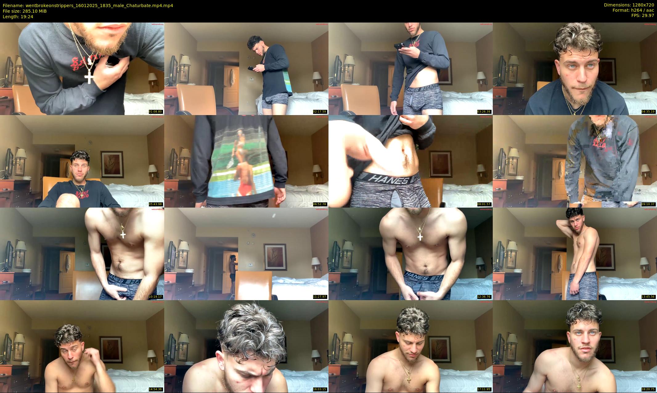 wentbrokeonstrippers — 20 minute Chaturbate male cam show recording, 720p, Jan 16, 2025