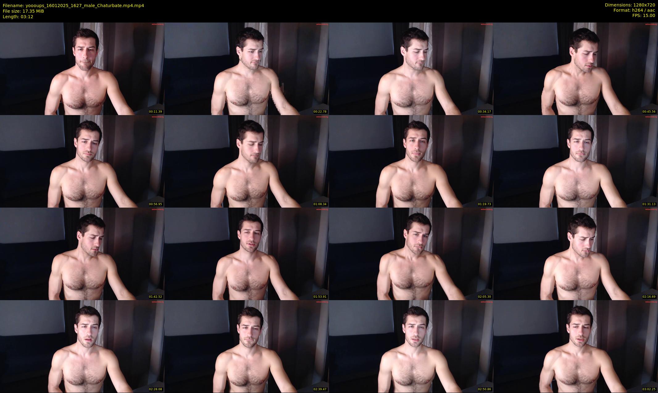 yoooups — 4 minute Chaturbate male cam show recording, 720p, Jan 16, 2025