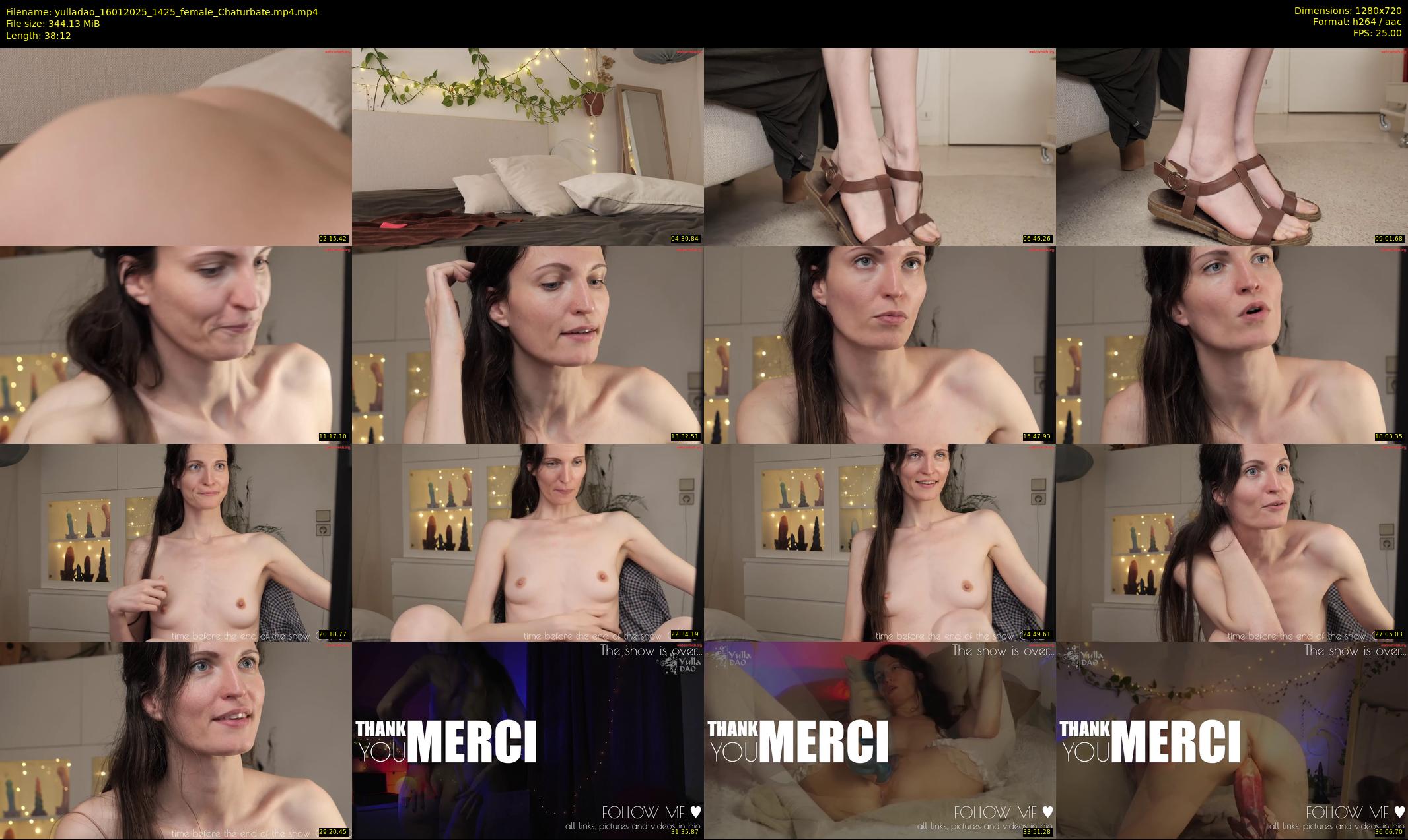yulladao — 39 minute Chaturbate female cam show recording, 720p, Jan 16, 2025