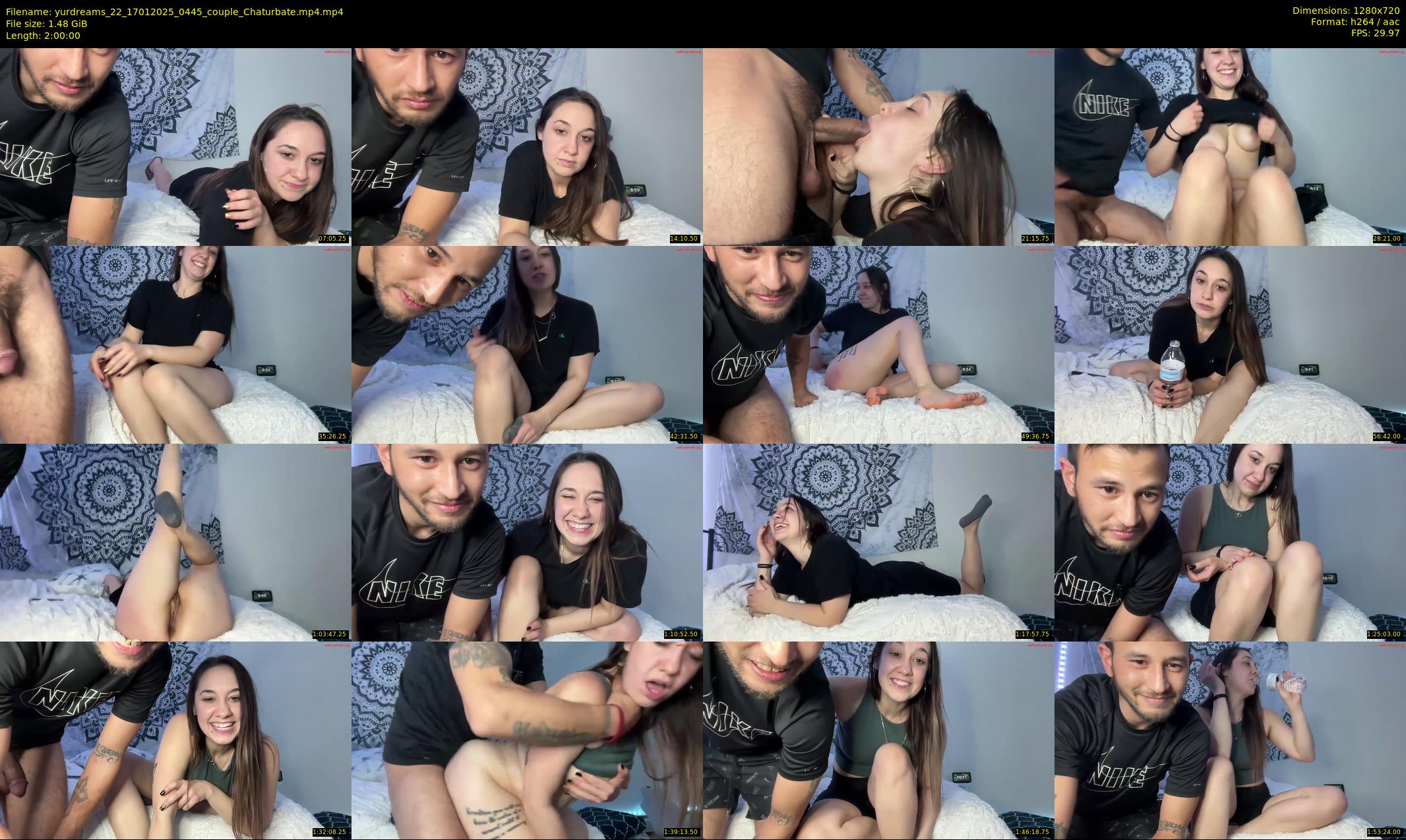 yurdreams_22 — 120 minute Chaturbate couple cam show recording, 720p, Jan 17, 2025