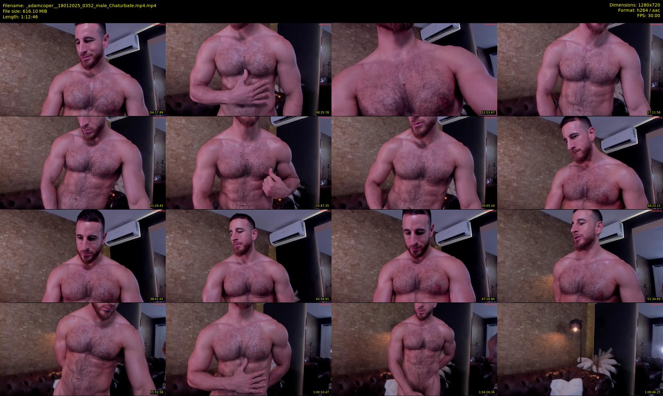 _adamcoper_ — 73 minute Chaturbate male cam show recording, 720p, Jan 18, 2025