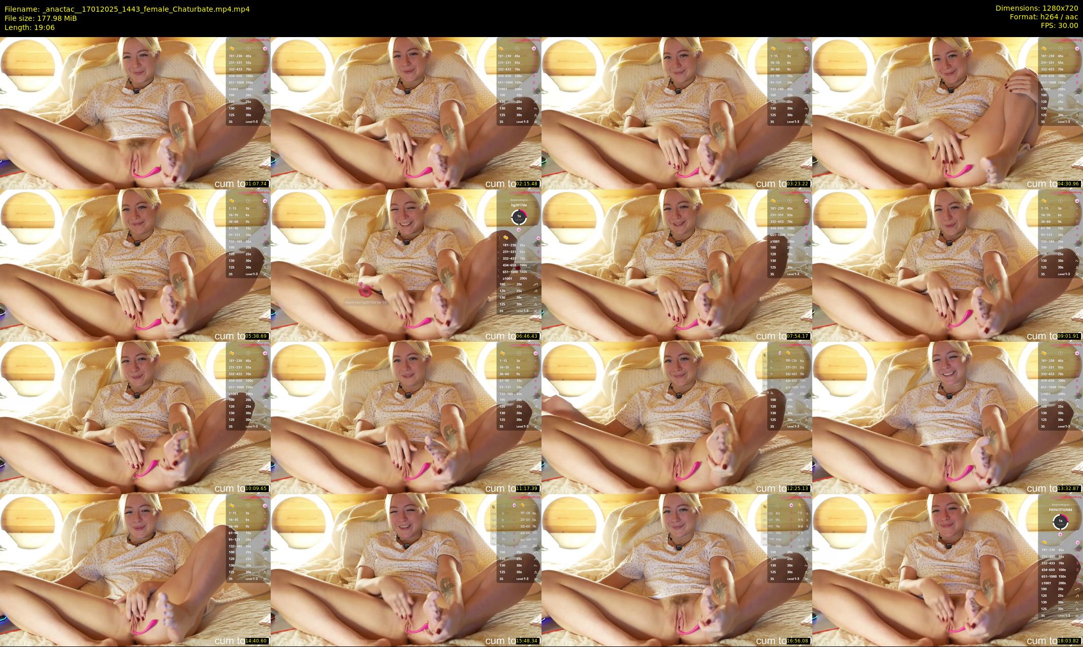 _anactac_ — 20 minute Chaturbate female cam show recording, 720p, Jan 17, 2025