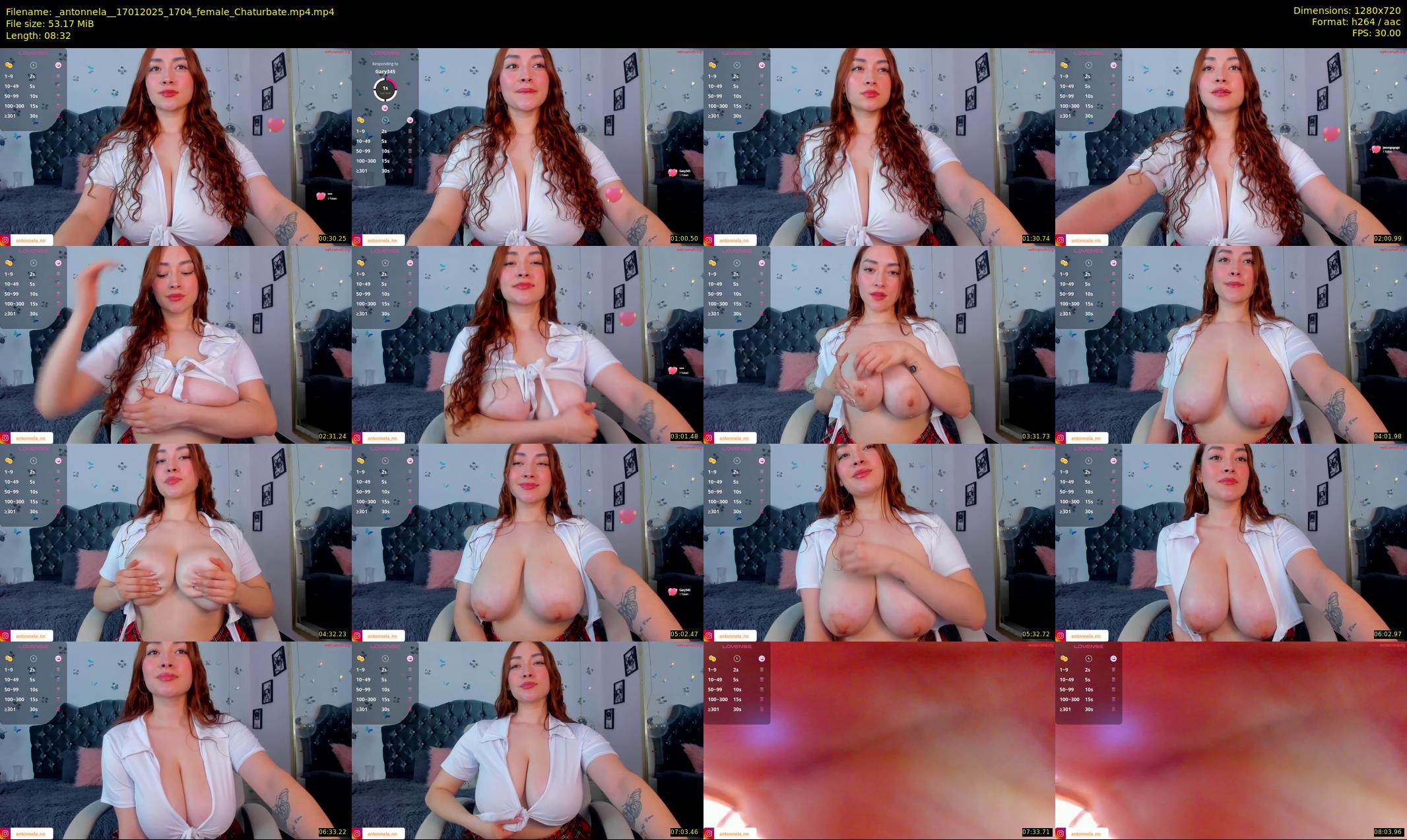 _antonnela_ — 9 minute Chaturbate female cam show recording, 720p, Jan 17, 2025