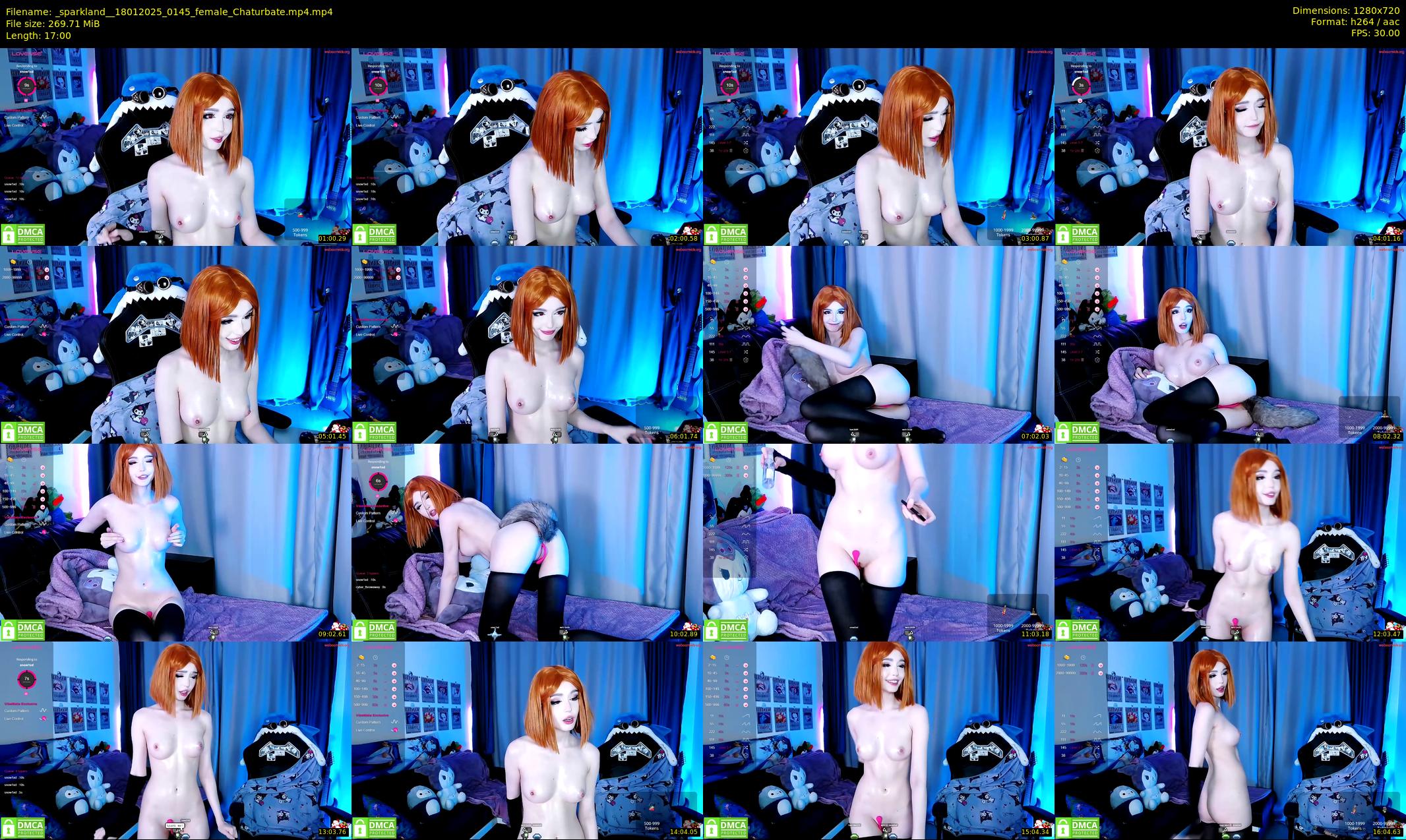 _sparkland_ — 17 minute Chaturbate female cam show recording, 720p, Jan 18, 2025