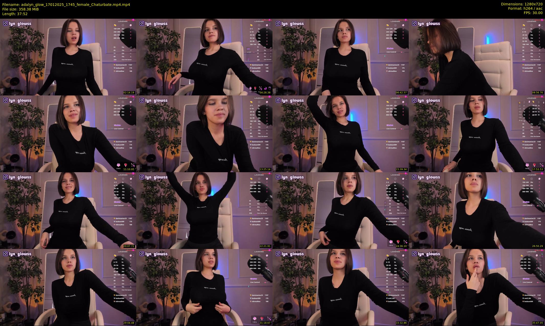 adalyn_glow — 38 minute Chaturbate female cam show recording, 720p, Jan 17, 2025