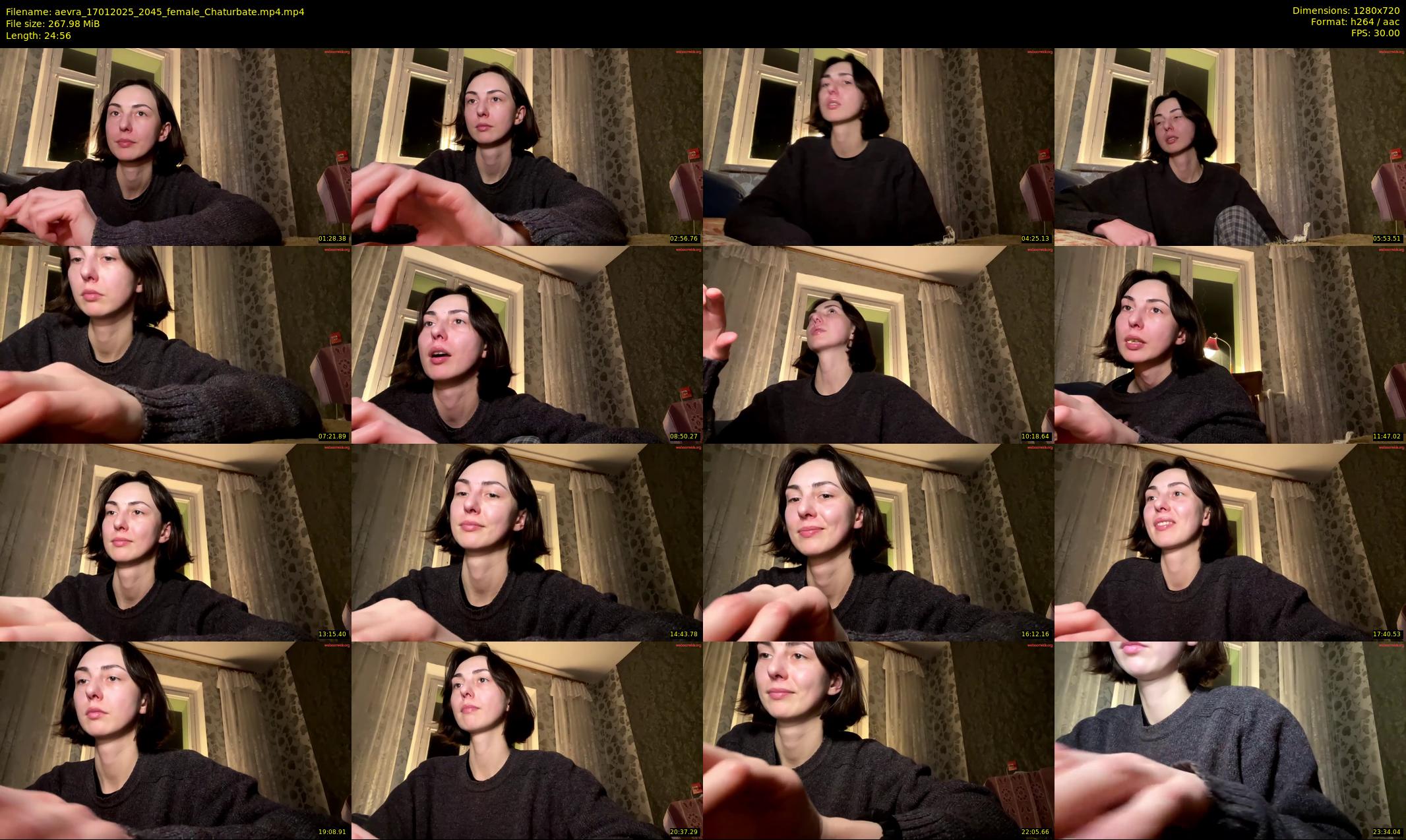 aevra — 25 minute Chaturbate female cam show recording, 720p, Jan 17, 2025