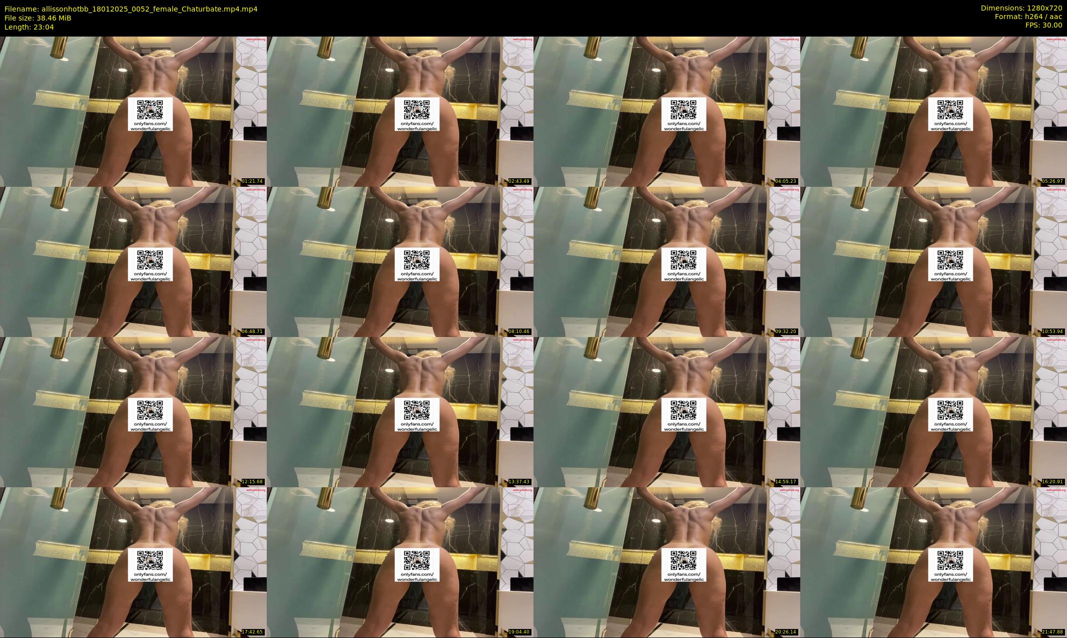 allissonhotbb — 24 minute Chaturbate female cam show recording, 720p, Jan 18, 2025