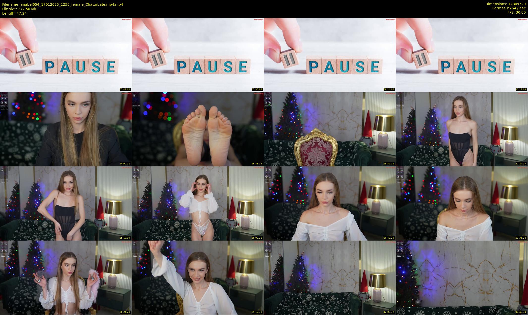 anabel054 — 48 minute Chaturbate female cam show recording, 720p, Jan 17, 2025