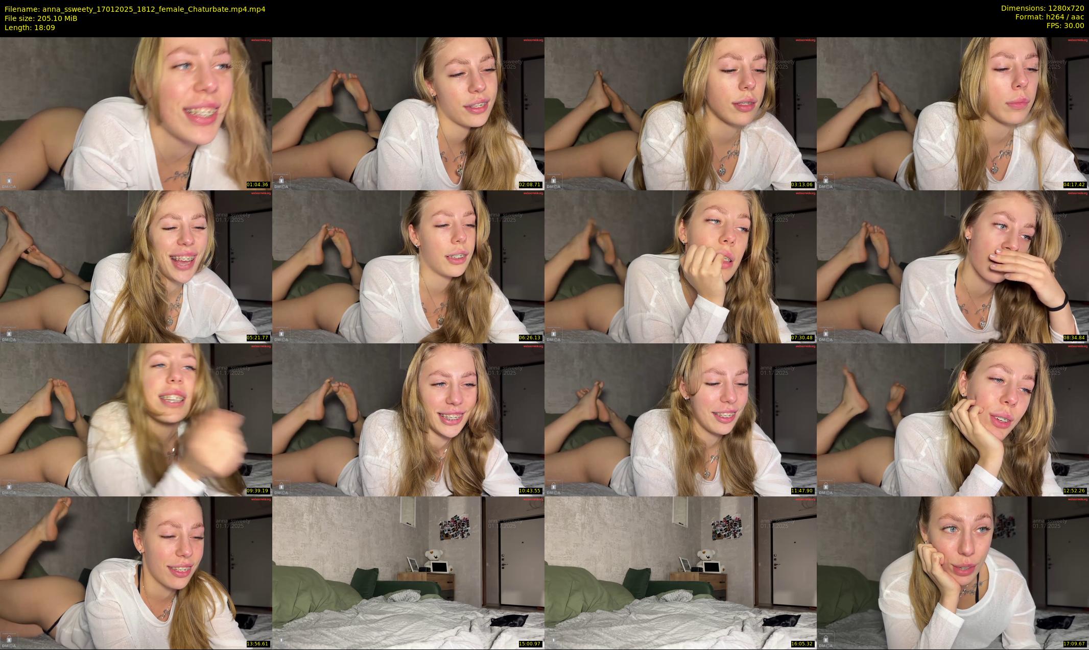 anna_ssweety — 19 minute Chaturbate female cam show recording, 720p, Jan 17, 2025