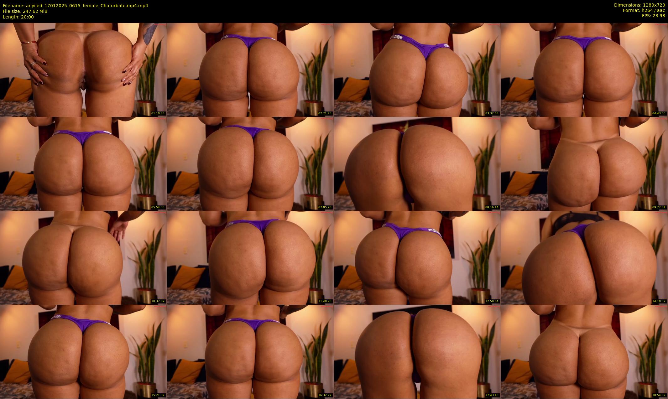 anyiled — 20 minute Chaturbate female cam show recording, 720p, Jan 17, 2025