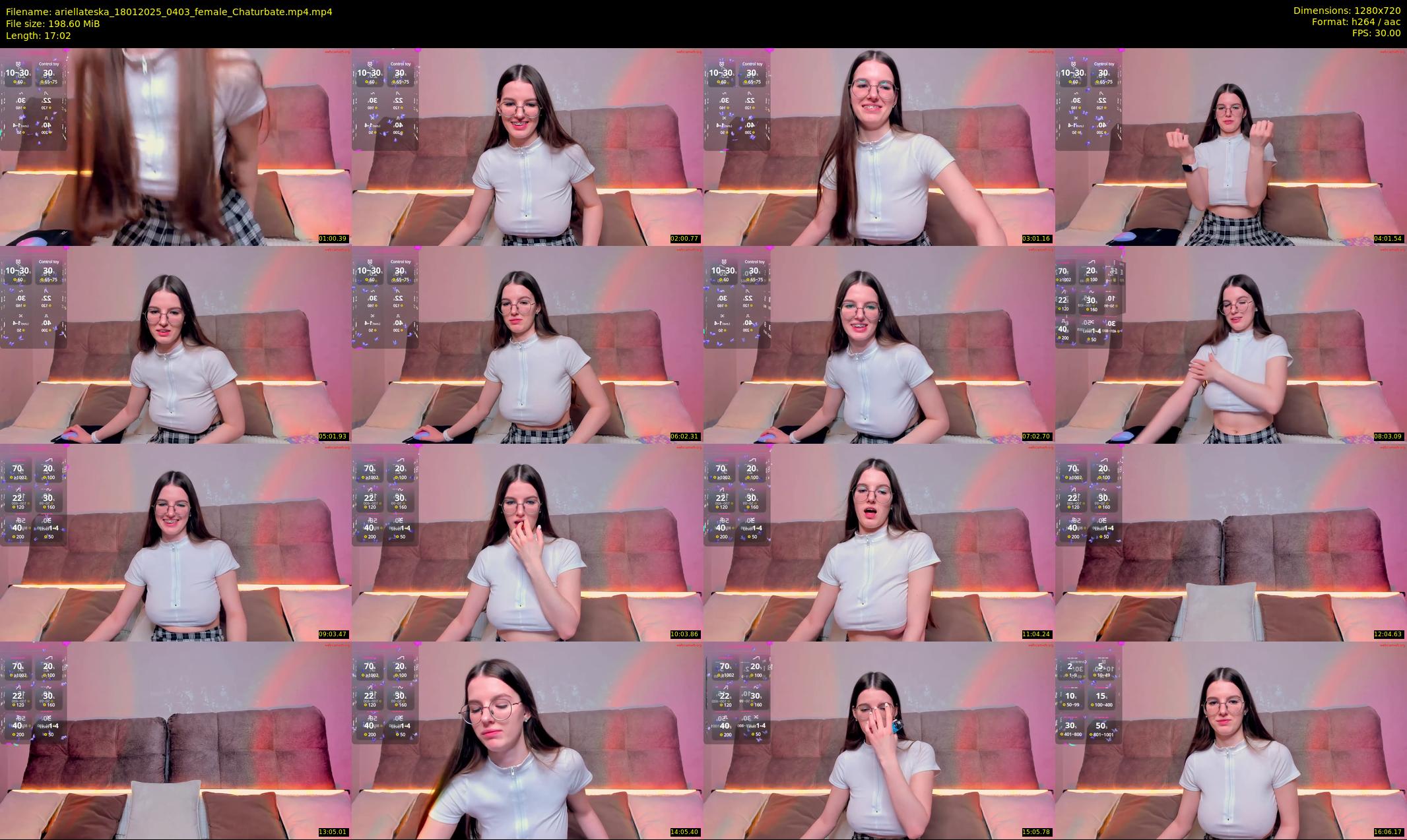 ariellateska — 18 minute Chaturbate female cam show recording, 720p, Jan 18, 2025