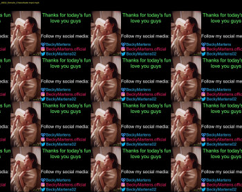 beckymartens — 11 minute Chaturbate female cam show recording, 720p, Jan 17, 2025