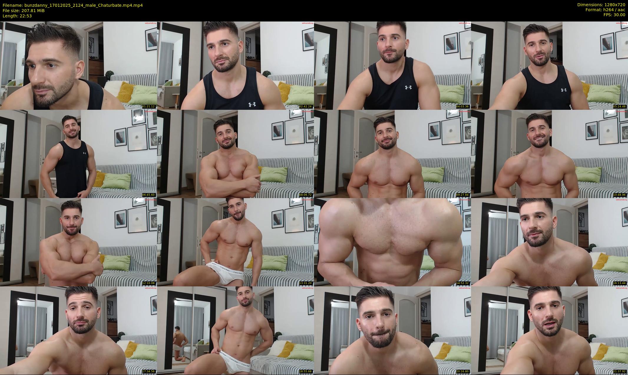 bunzdanny — 23 minute Chaturbate male cam show recording, 720p, Jan 17, 2025