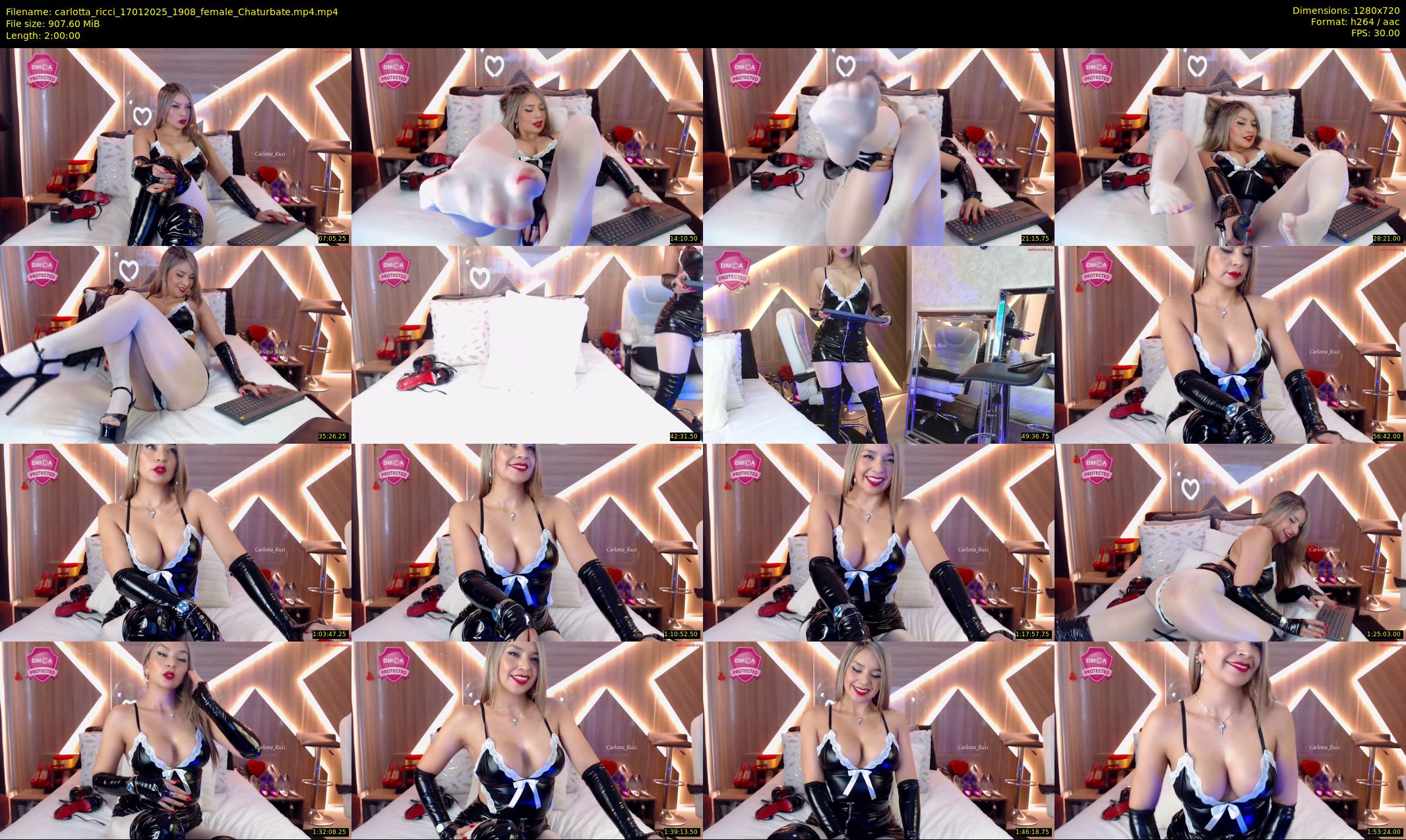 carlotta_ricci — 120 minute Chaturbate female cam show recording, 720p, Jan 17, 2025
