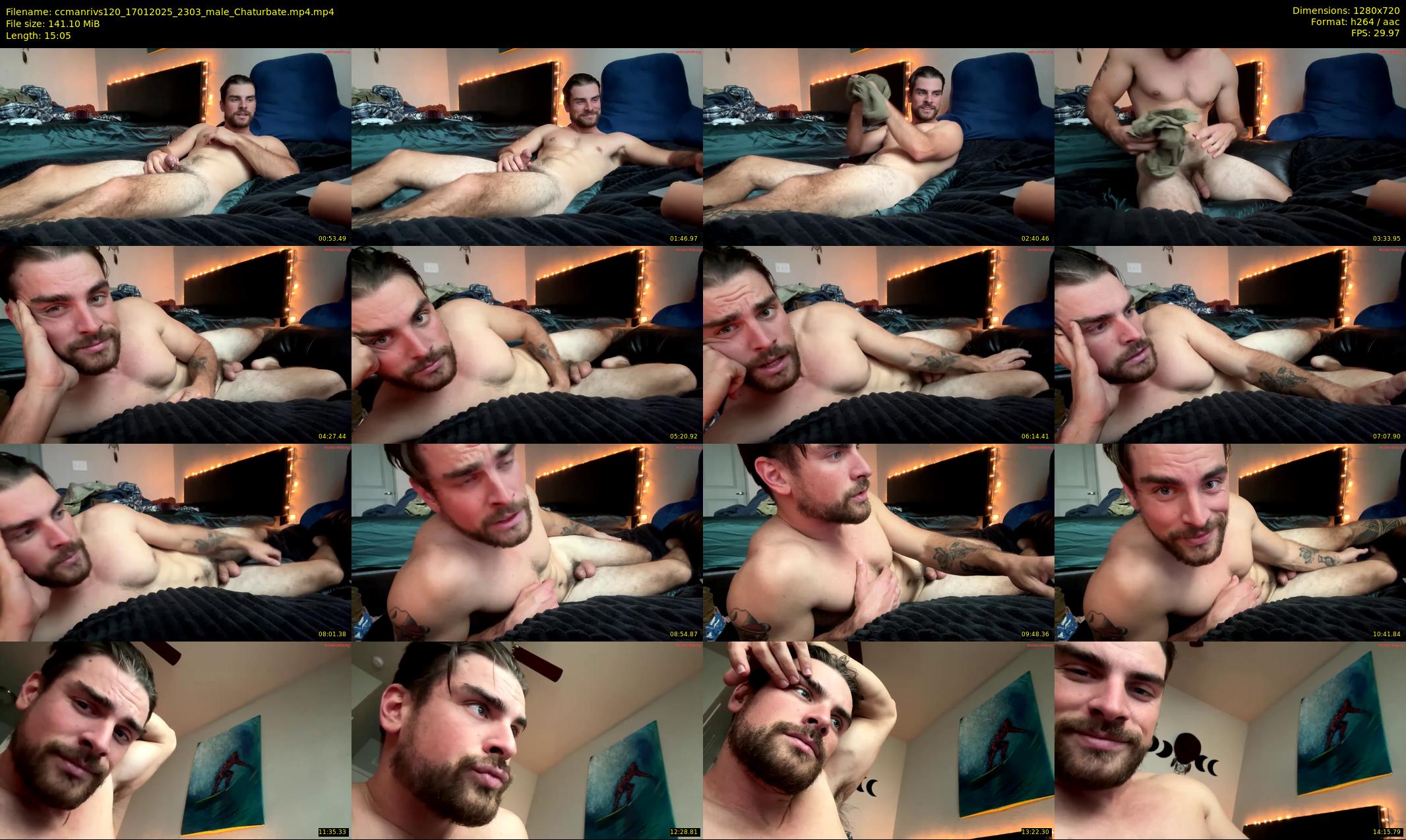 ccmanrivs120 — 16 minute Chaturbate male cam show recording, 720p, Jan 17, 2025