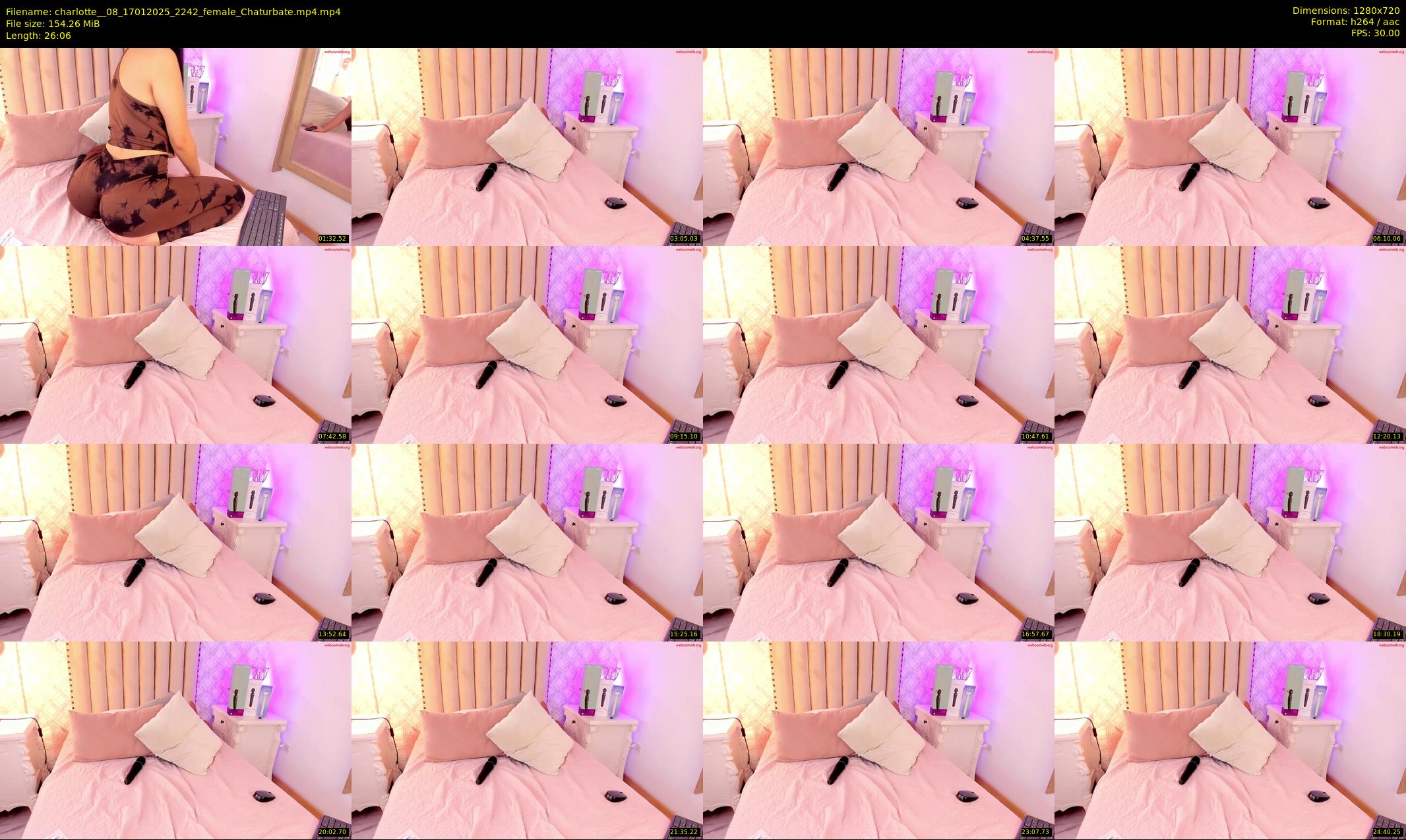 charlotte__08 — 27 minute Chaturbate female cam show recording, 720p, Jan 17, 2025
