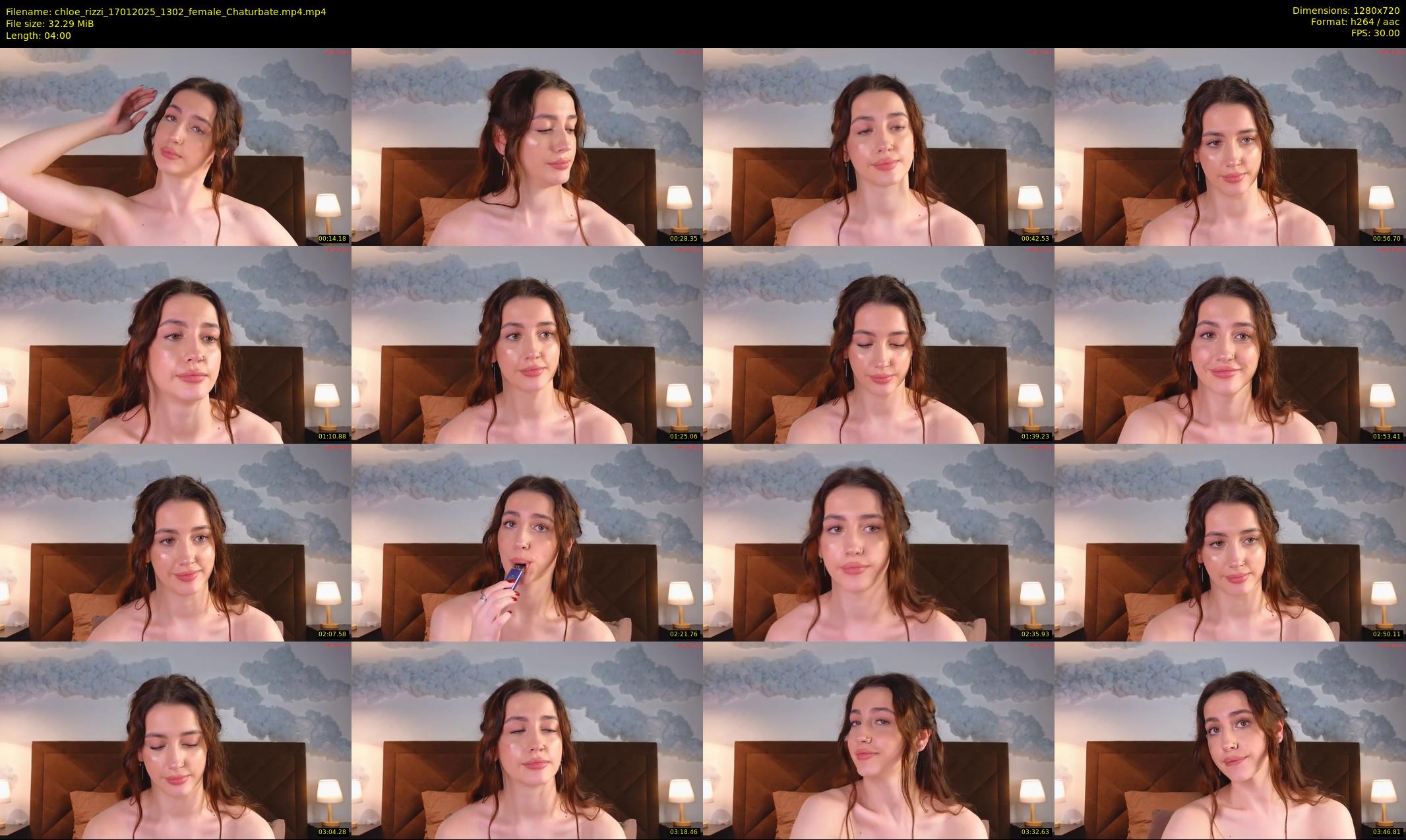 chloe_rizzi — 4 minute Chaturbate female cam show recording, 720p, Jan 17, 2025