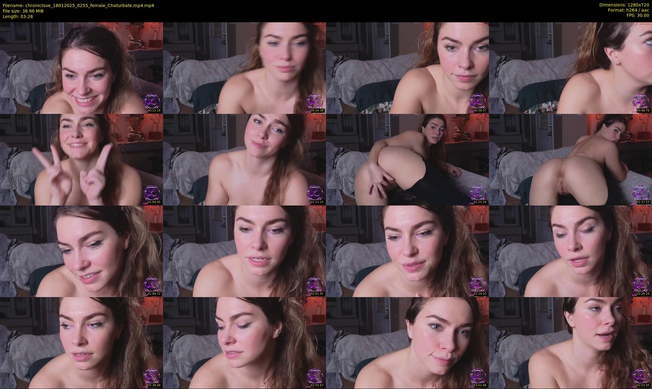 chroniclove — 4 minute Chaturbate female cam show recording, 720p, Jan 18, 2025