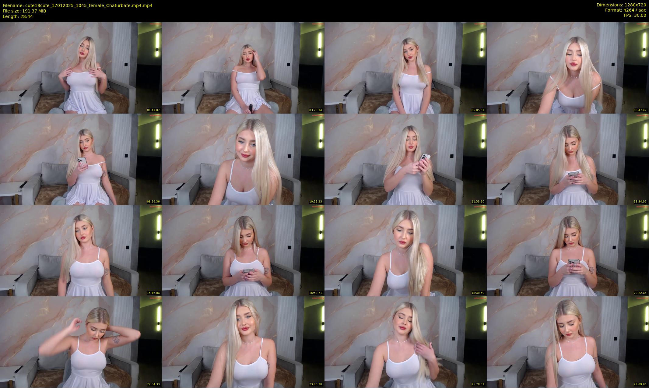 cute18cute — 29 minute Chaturbate female cam show recording, 720p, Jan 17, 2025