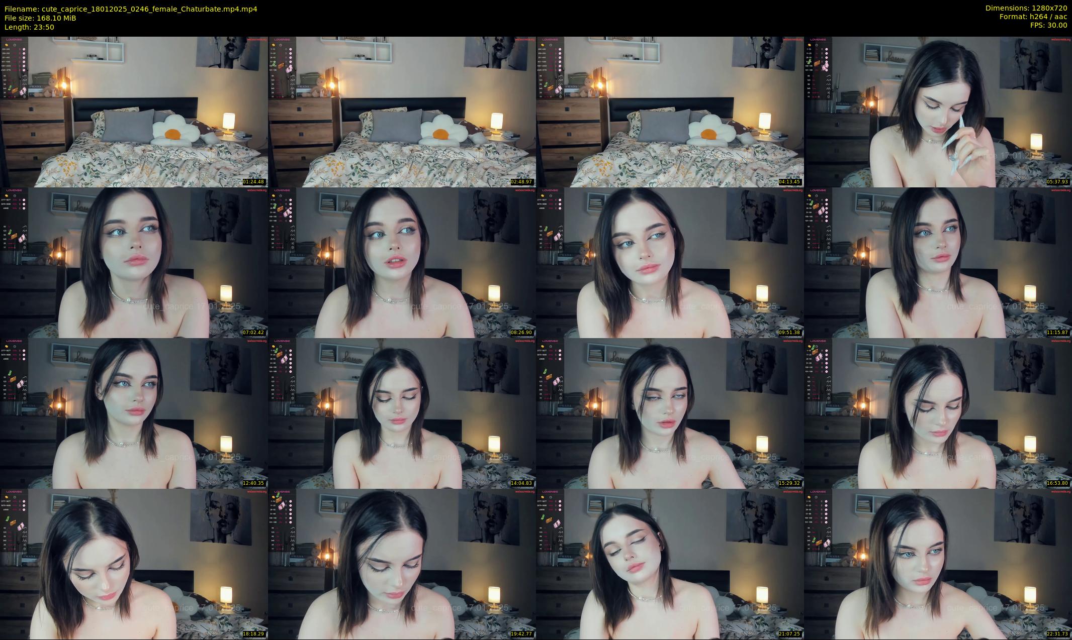 cute_caprice — 24 minute Chaturbate female cam show recording, 720p, Jan 18, 2025