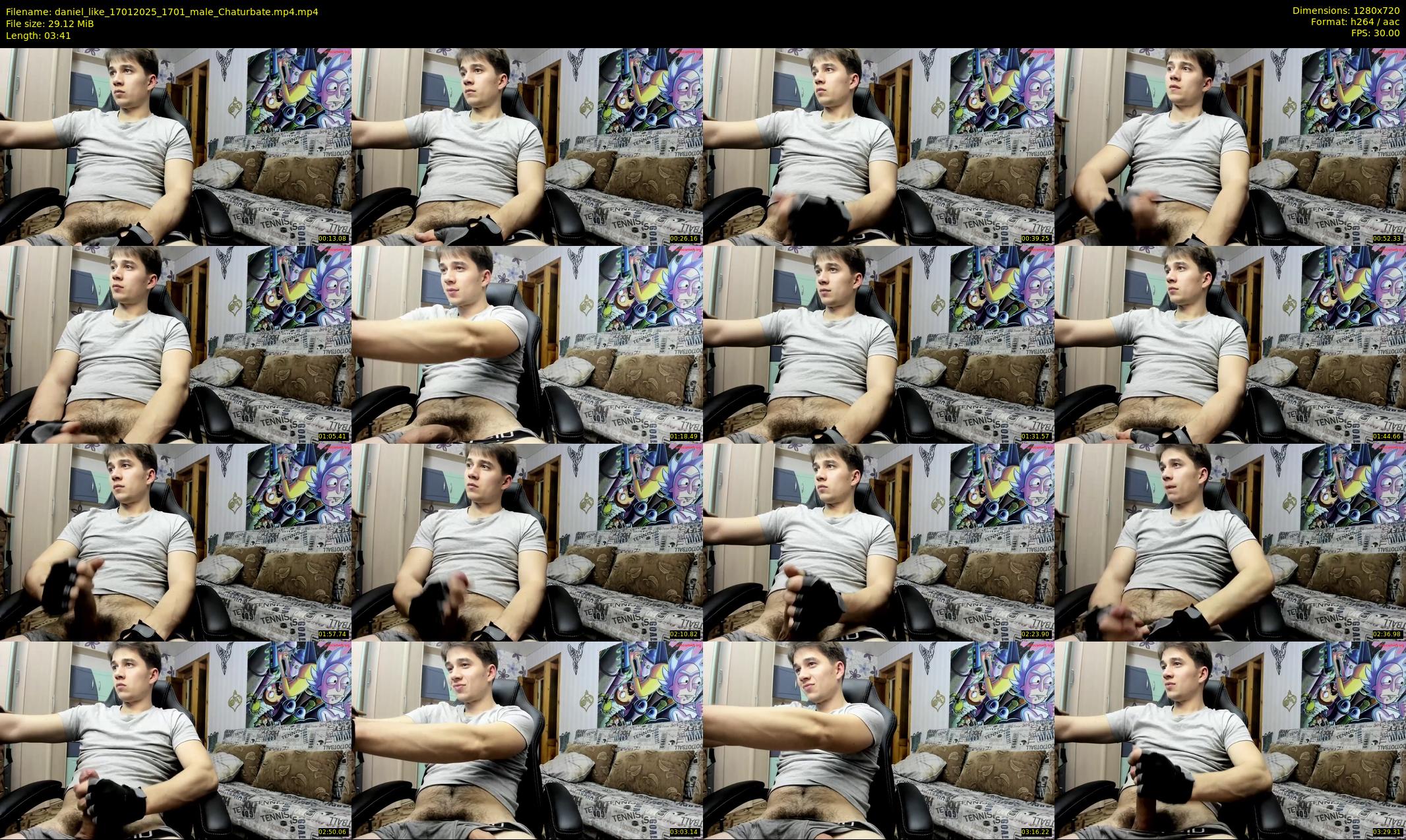 daniel_like — 4 minute Chaturbate male cam show recording, 720p, Jan 17, 2025