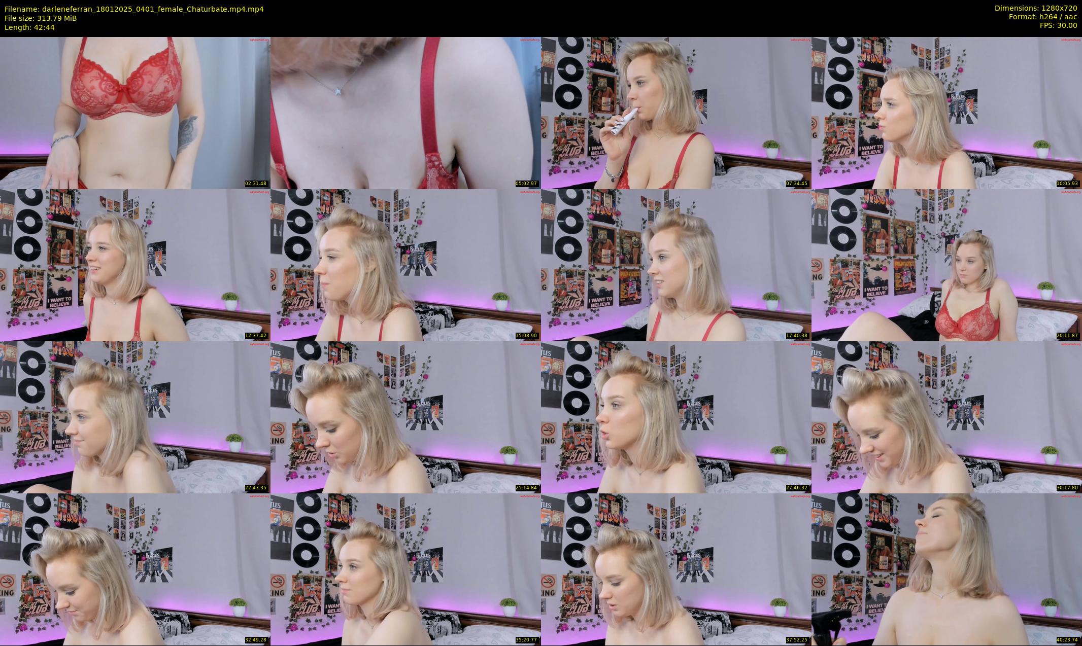darleneferran — 43 minute Chaturbate female cam show recording, 720p, Jan 18, 2025