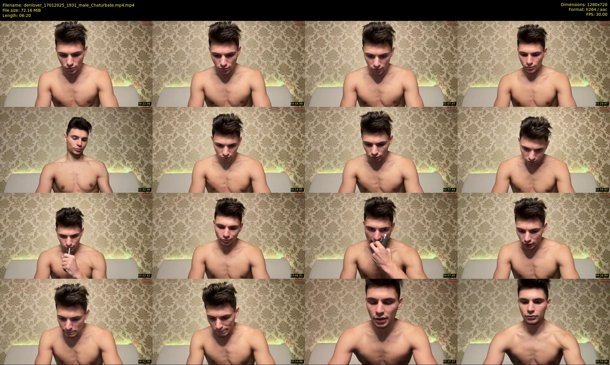 denlover — 7 minute Chaturbate male cam show recording, 720p, Jan 17, 2025