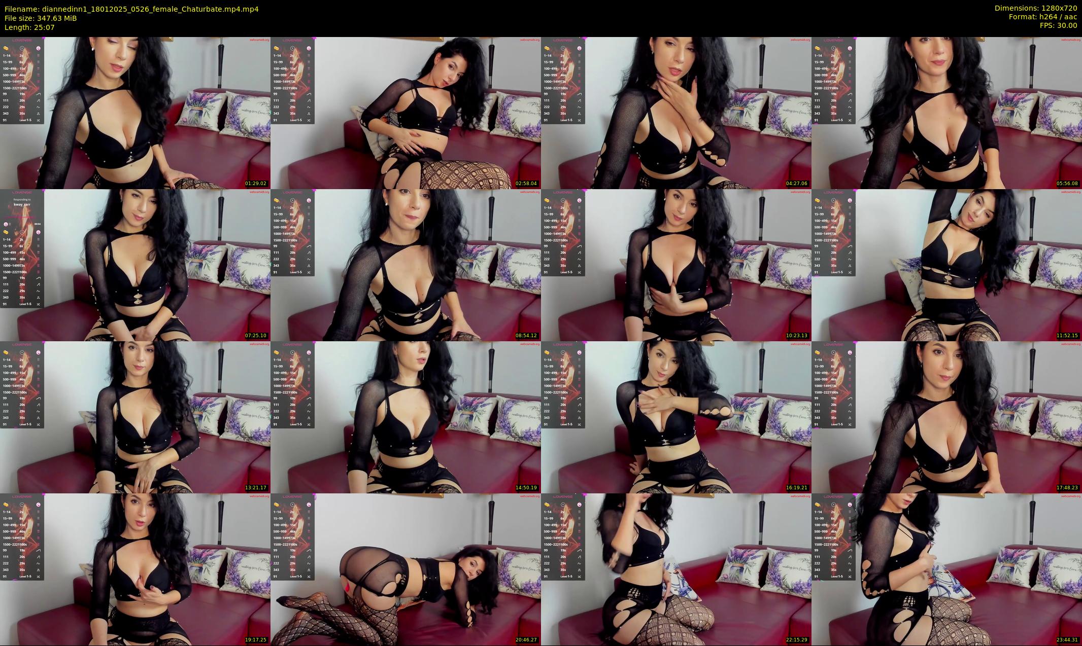 diannedinn1 — 26 minute Chaturbate female cam show recording, 720p, Jan 18, 2025