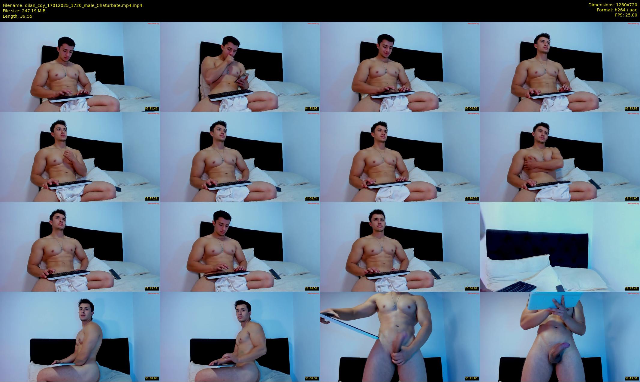 dilan_coy — 40 minute Chaturbate male cam show recording, 720p, Jan 17, 2025
