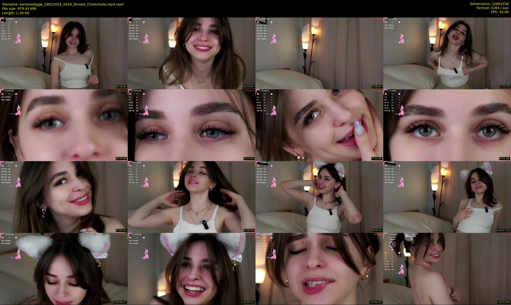earlenebigge — 90 minute Chaturbate female cam show recording, 720p, Jan 18, 2025