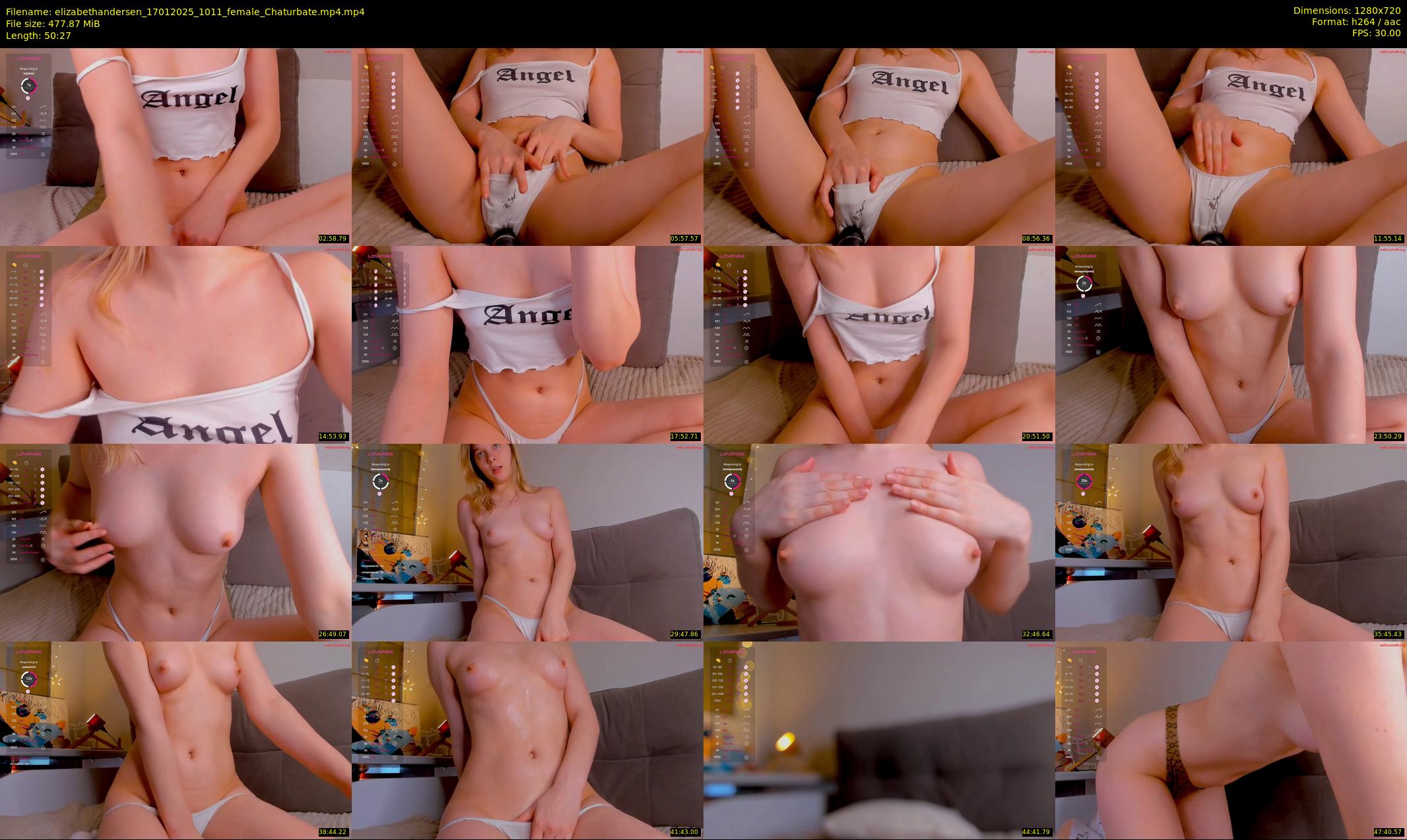 elizabethandersen — 51 minute Chaturbate female cam show recording, 720p, Jan 17, 2025