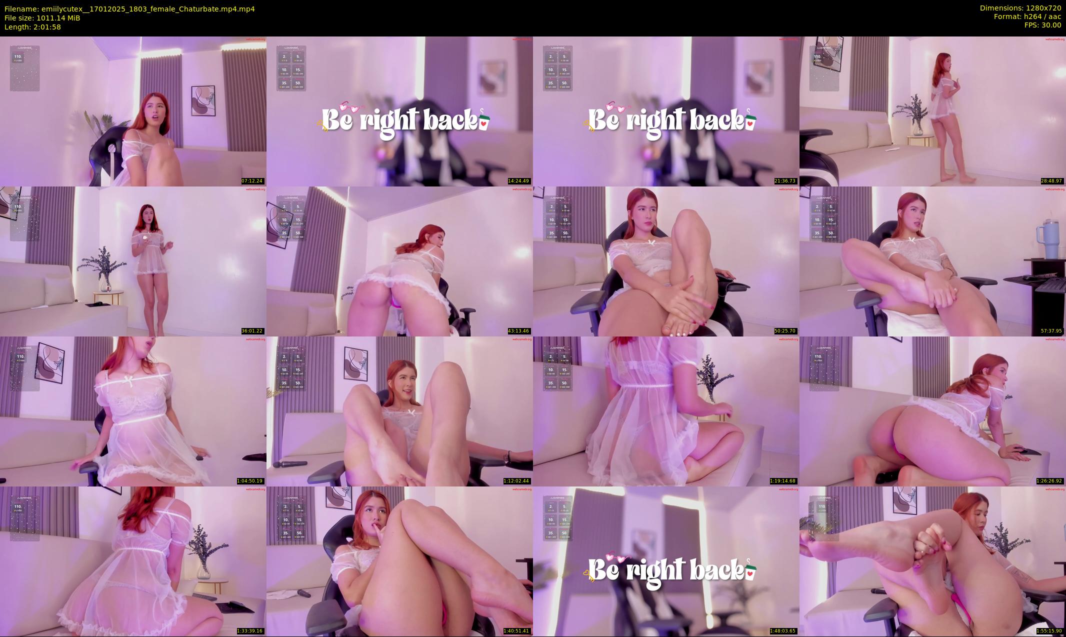 emiilycutex_ — 122 minute Chaturbate female cam show recording, 720p, Jan 17, 2025