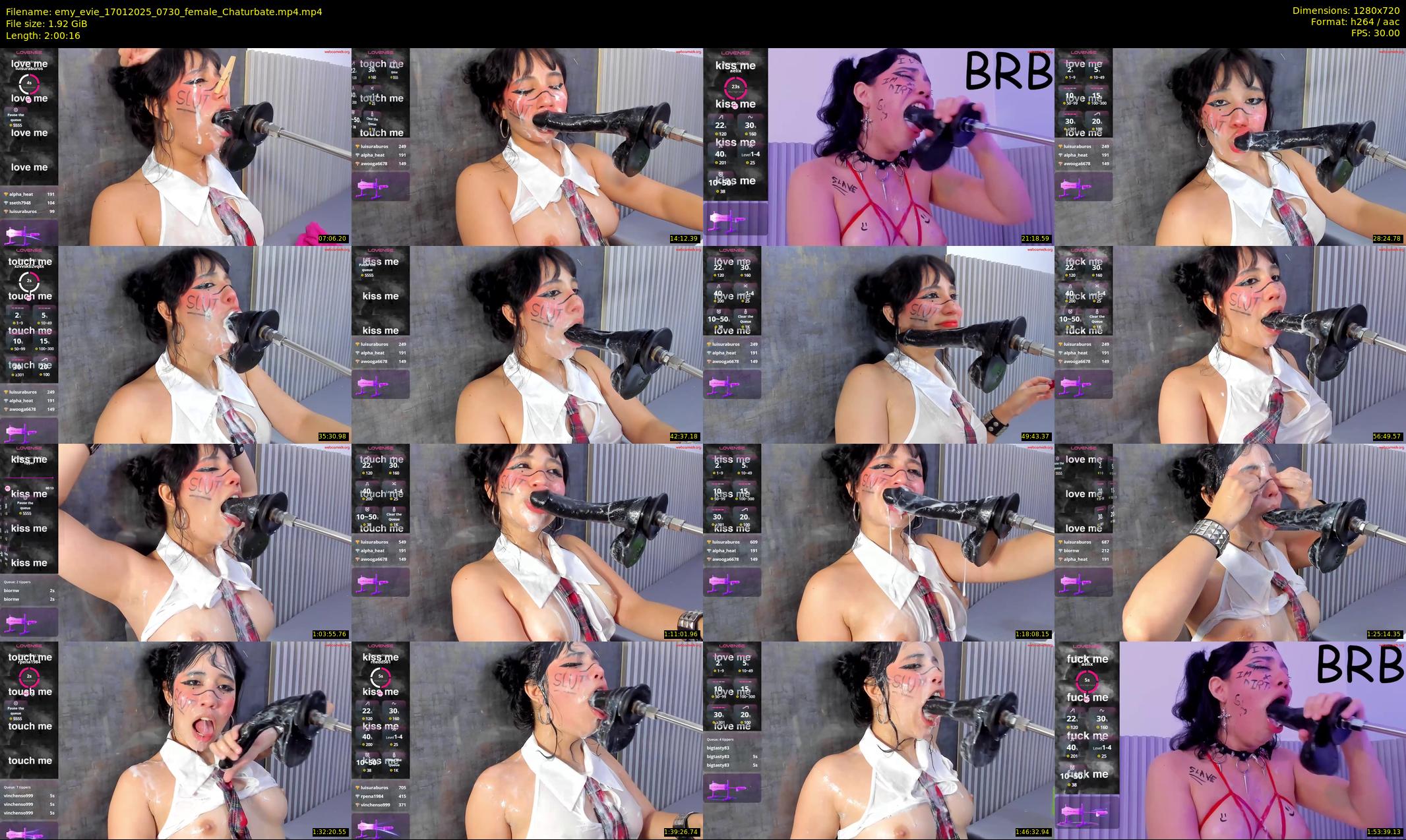 emy_evie — 121 minute Chaturbate female cam show recording, 720p, Jan 17, 2025