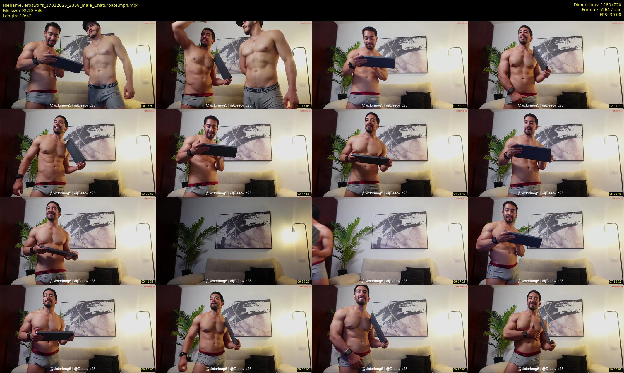 eroswolfs — 11 minute Chaturbate male cam show recording, 720p, Jan 17, 2025