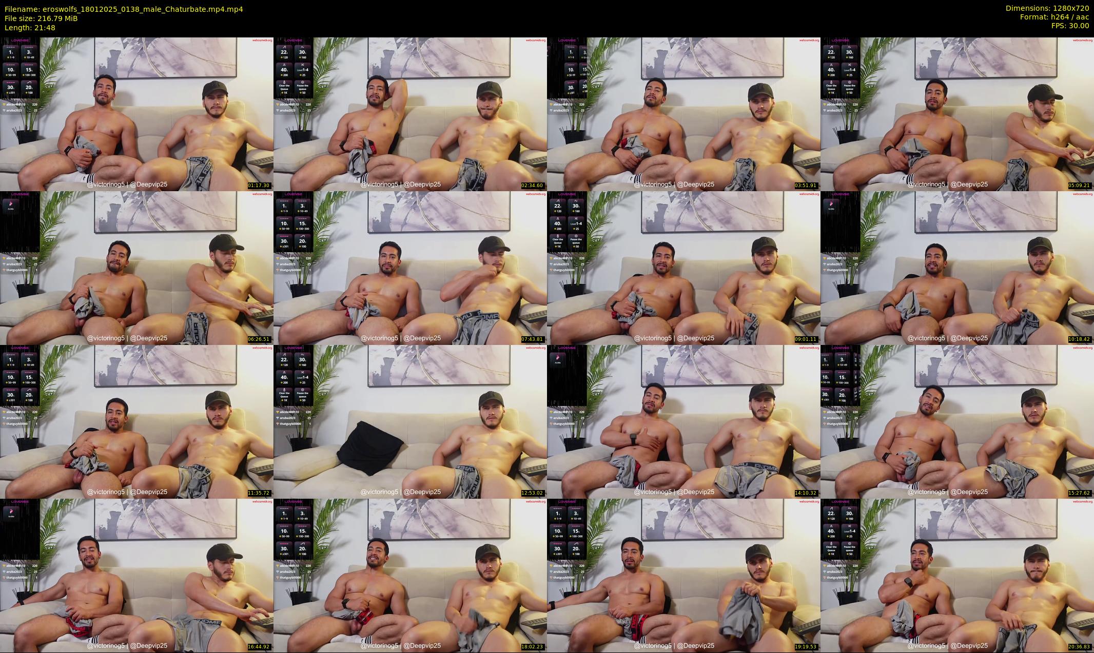 eroswolfs — 22 minute Chaturbate male cam show recording, 720p, Jan 18, 2025