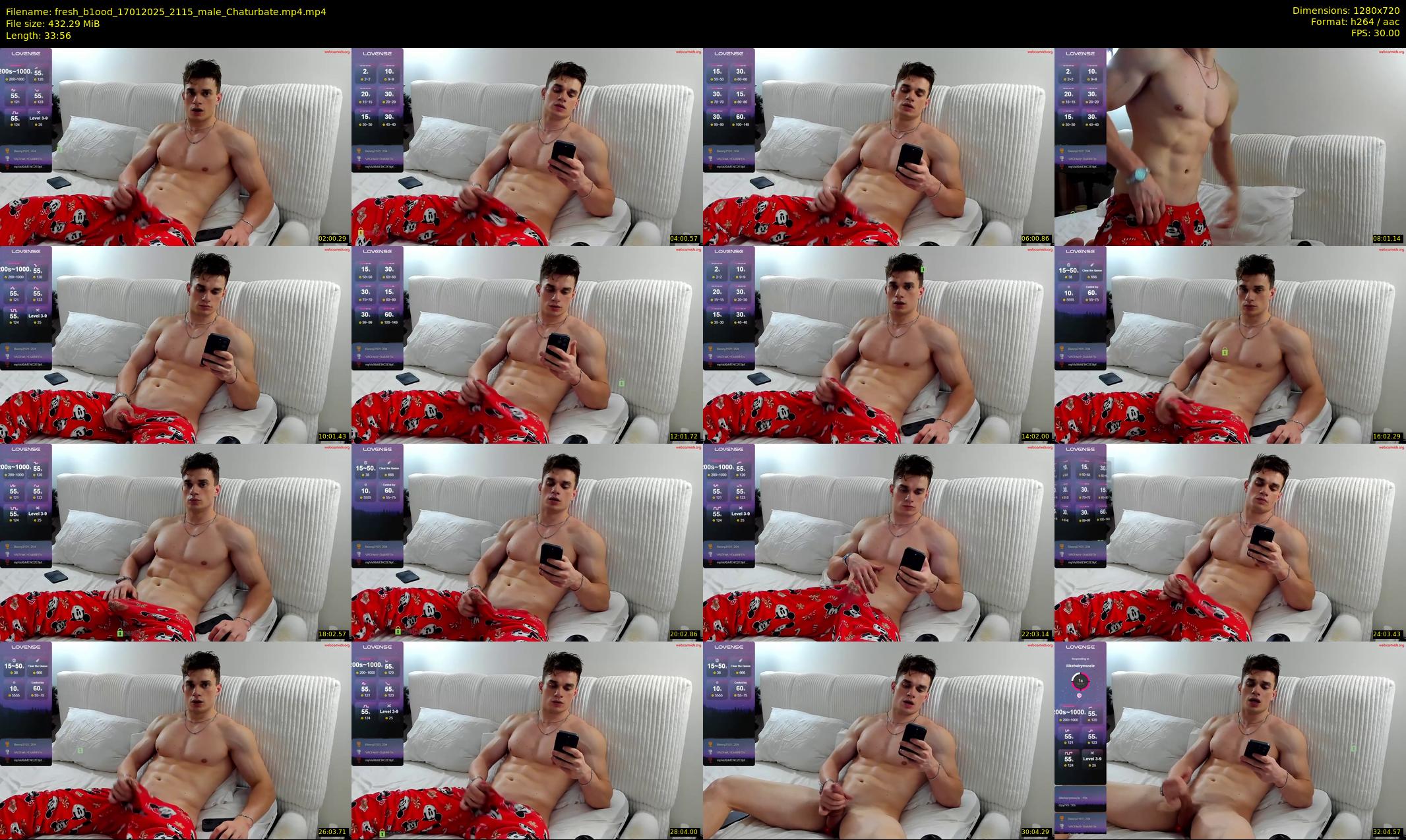 fresh_b1ood — 34 minute Chaturbate male cam show recording, 720p, Jan 17, 2025