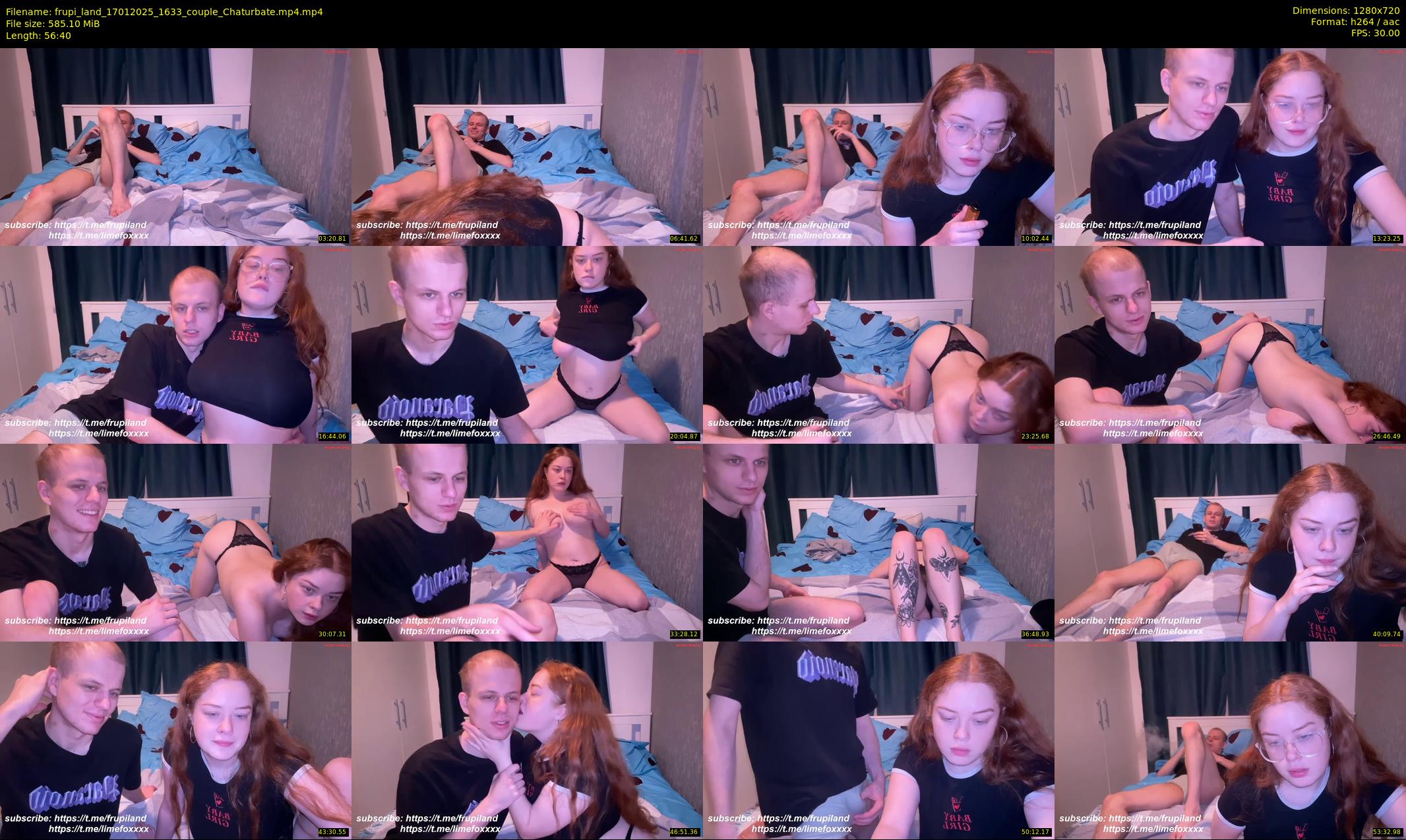 frupi_land — 57 minute Chaturbate couple cam show recording, 720p, Jan 17, 2025