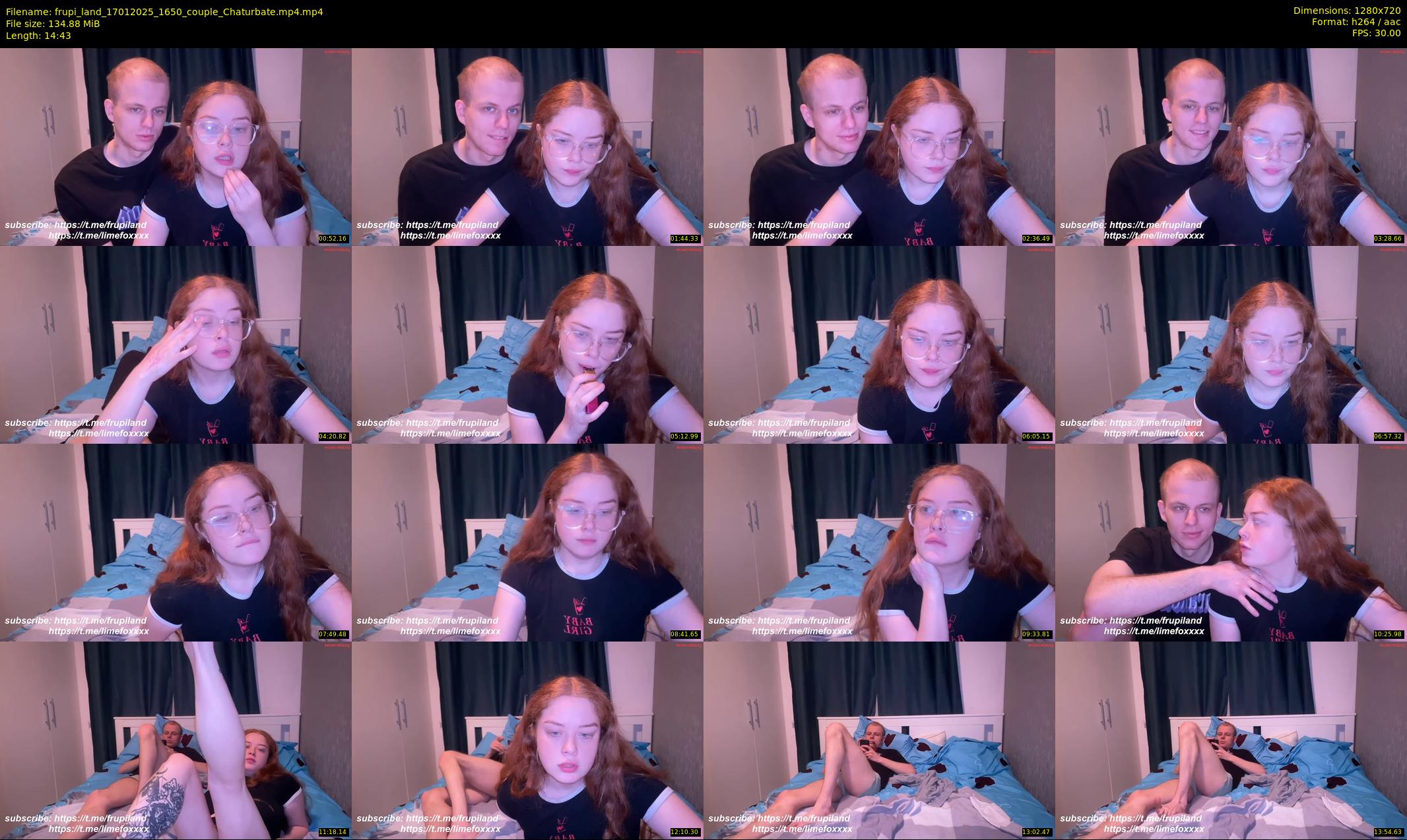 frupi_land — 15 minute Chaturbate couple cam show recording, 720p, Jan 17, 2025