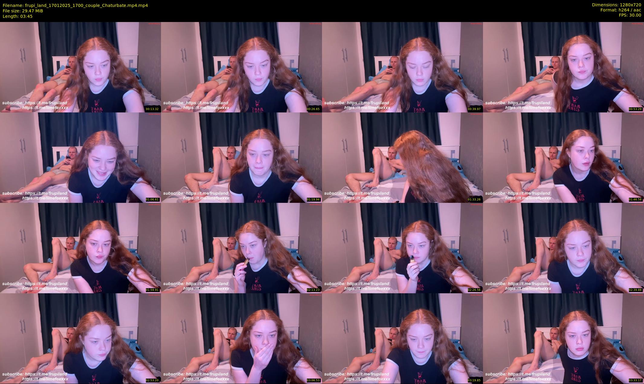 frupi_land — 4 minute Chaturbate couple cam show recording, 720p, Jan 17, 2025