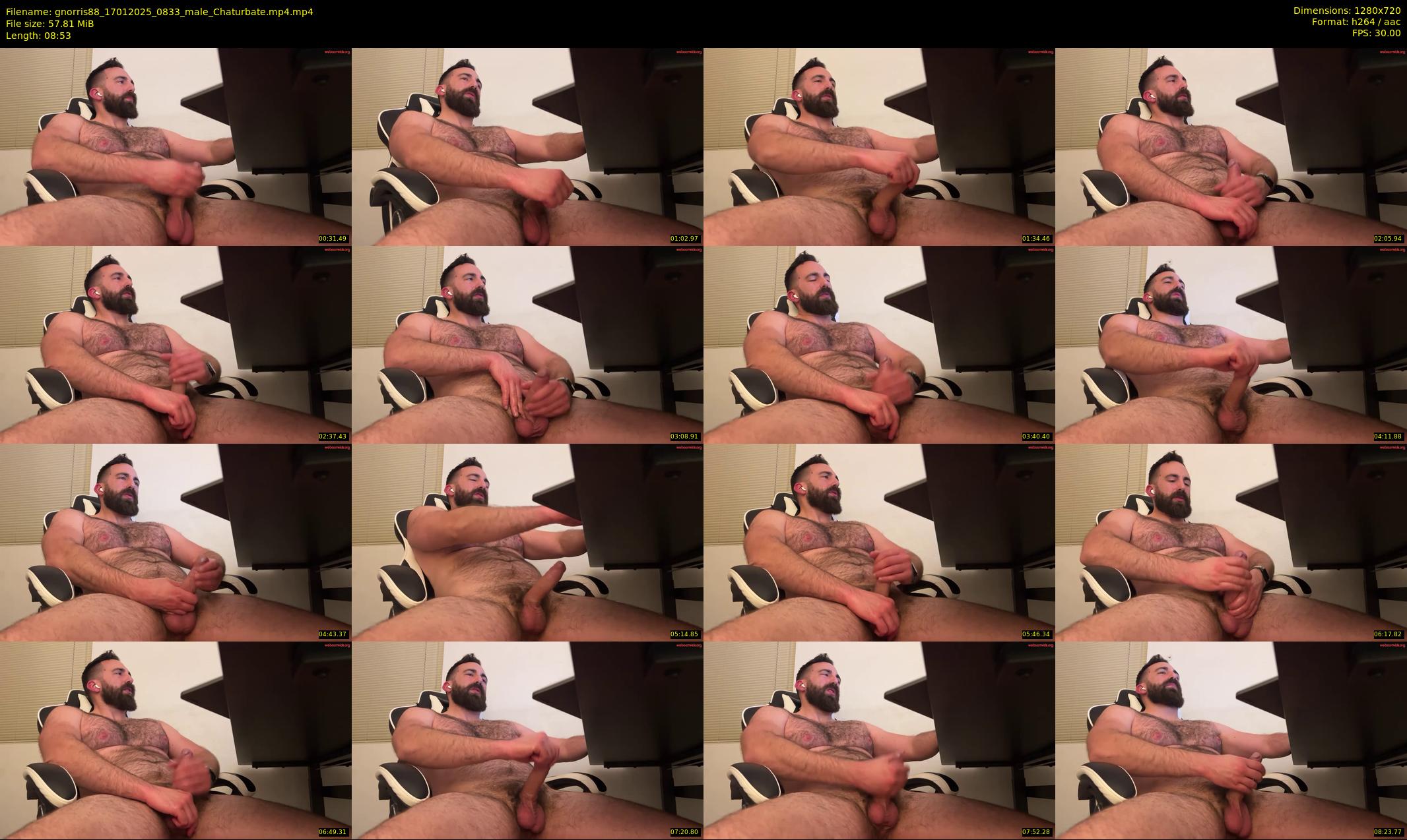 gnorris88 — 9 minute Chaturbate male cam show recording, 720p, Jan 17, 2025