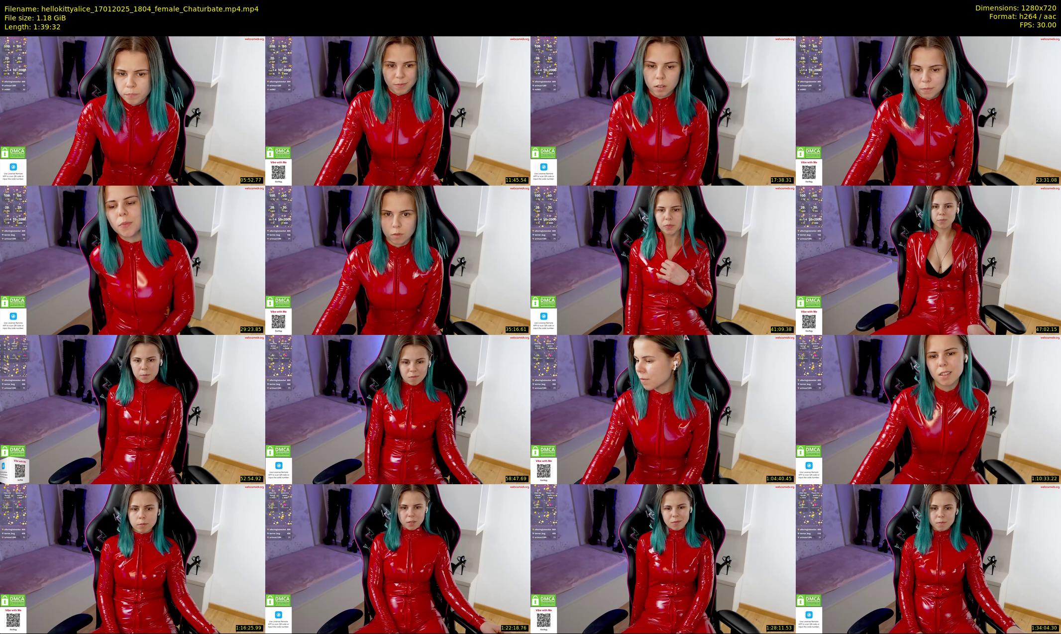 hellokittyalice — 100 minute Chaturbate female cam show recording, 720p, Jan 17, 2025