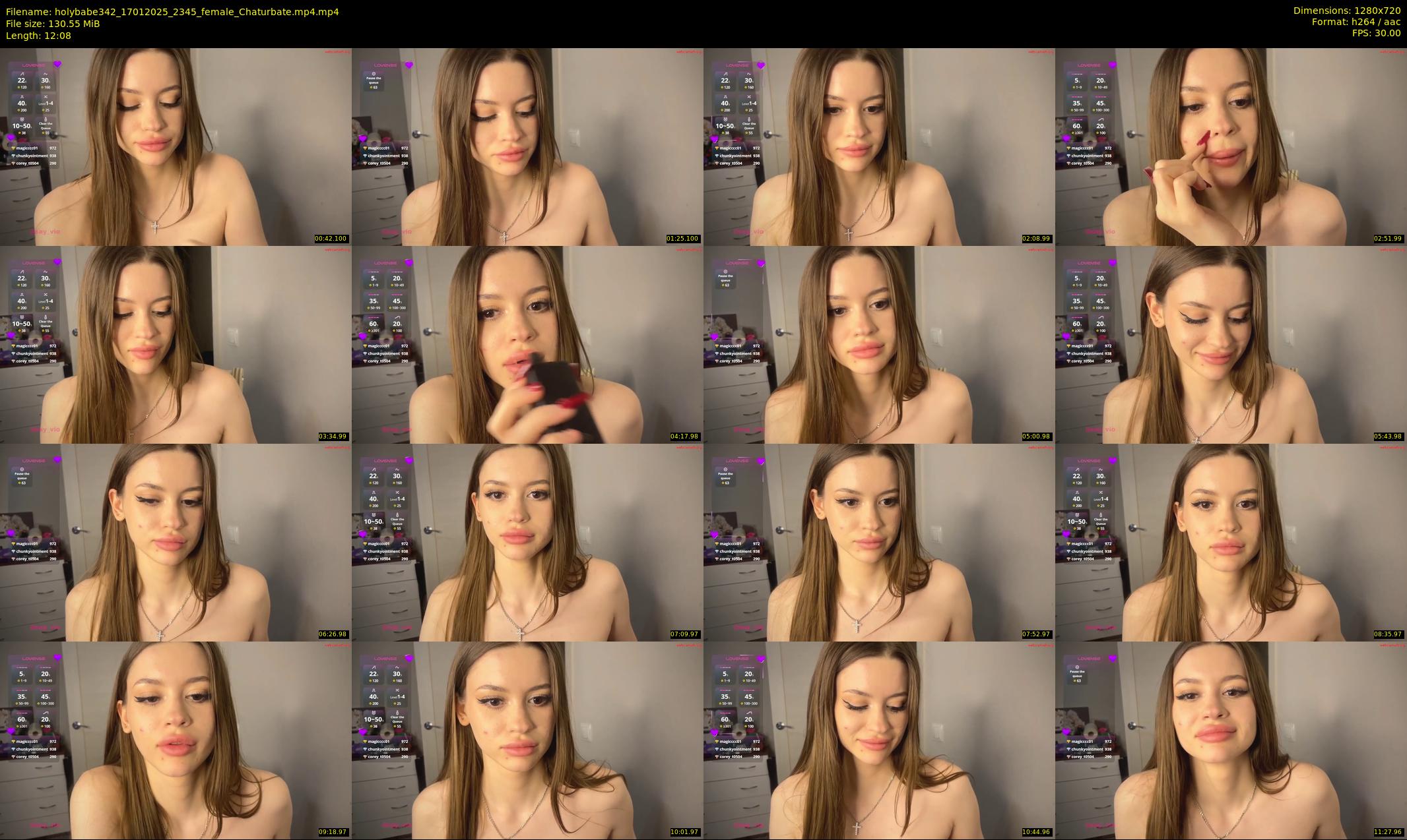 holybabe342 — 13 minute Chaturbate couple cam show recording, 720p, Jan 17, 2025